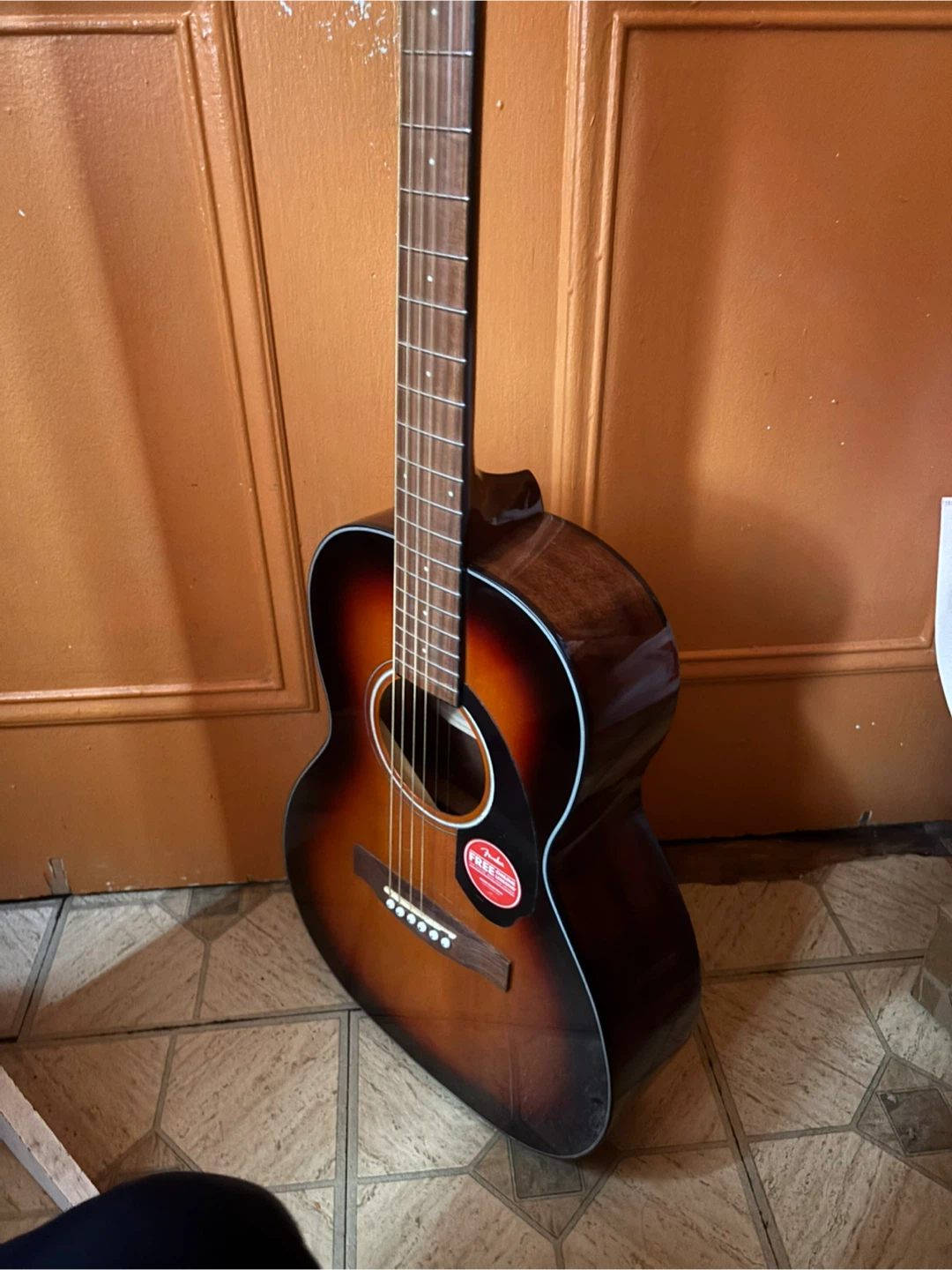Fender Acoustic Guitar - Sunburst - photo 2