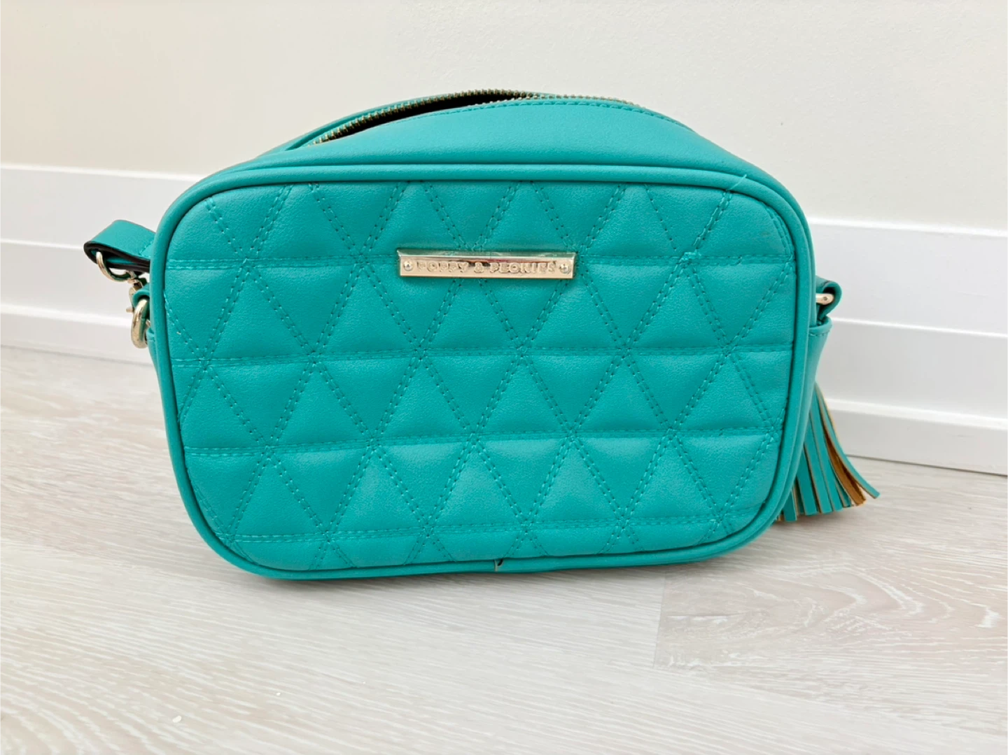 POPPY & PEOINES Teal Crossbody bag