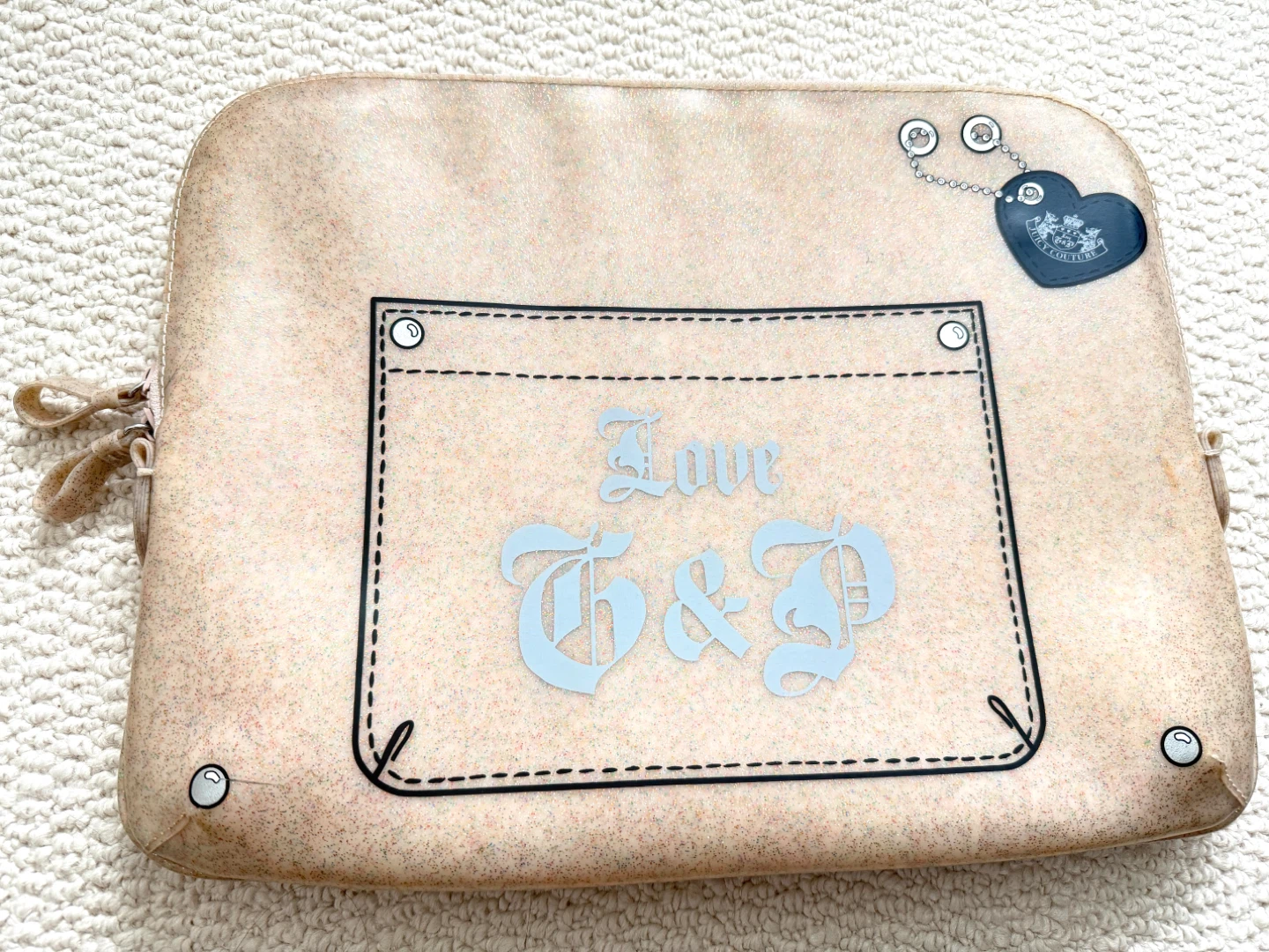 Juicy Couture "Love G & P" laptop bag - 13inch
