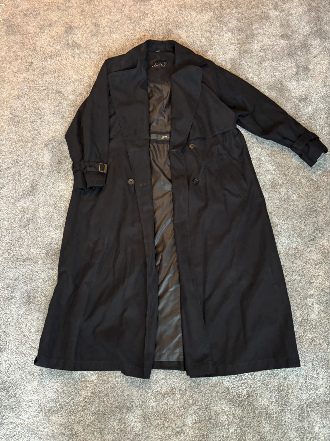 UTEX DESIGN - ladies trench coat, black