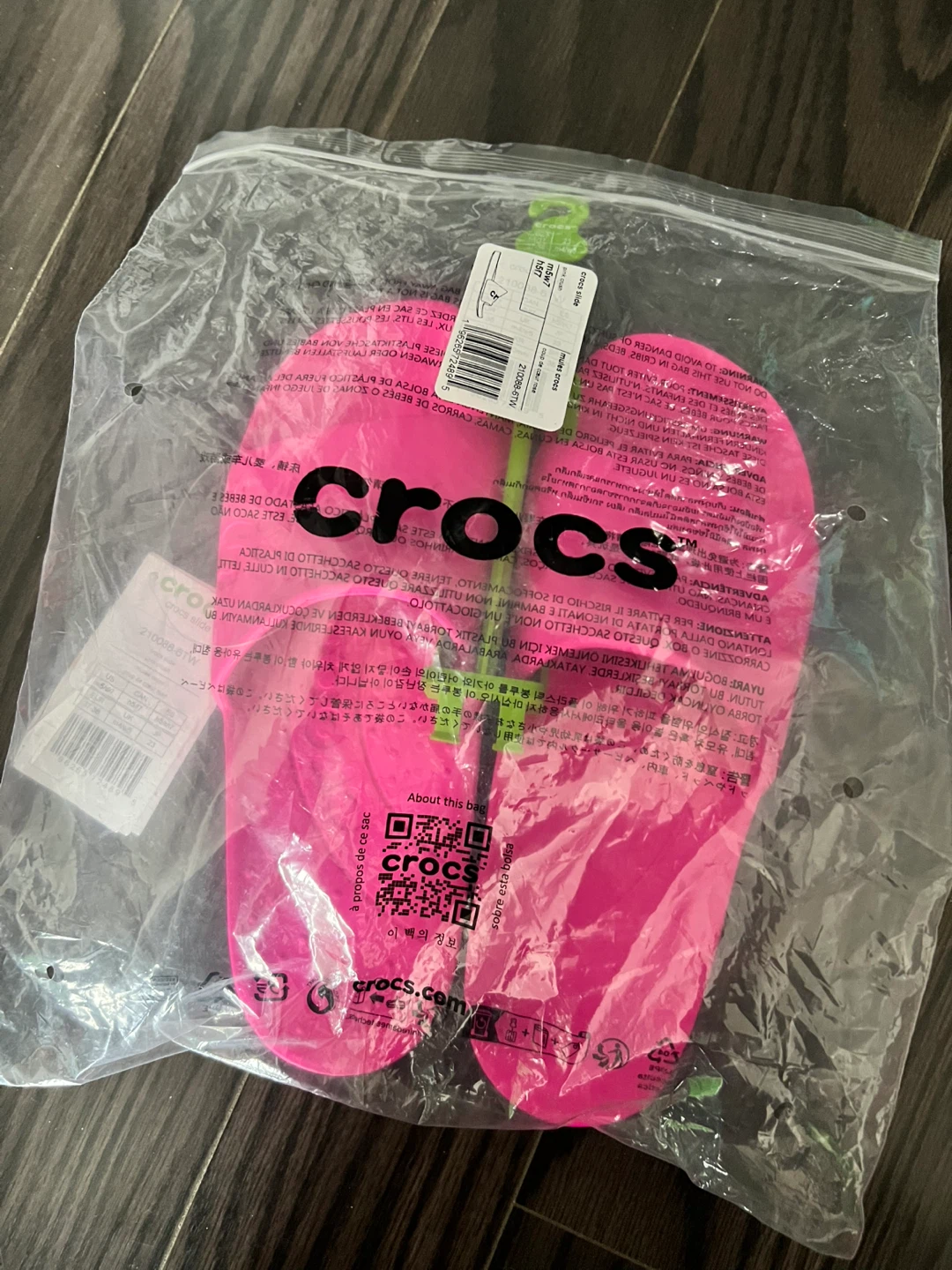Crocs Pink Crush Slides - Women's US 7 / Men's US 5 - photo 3
