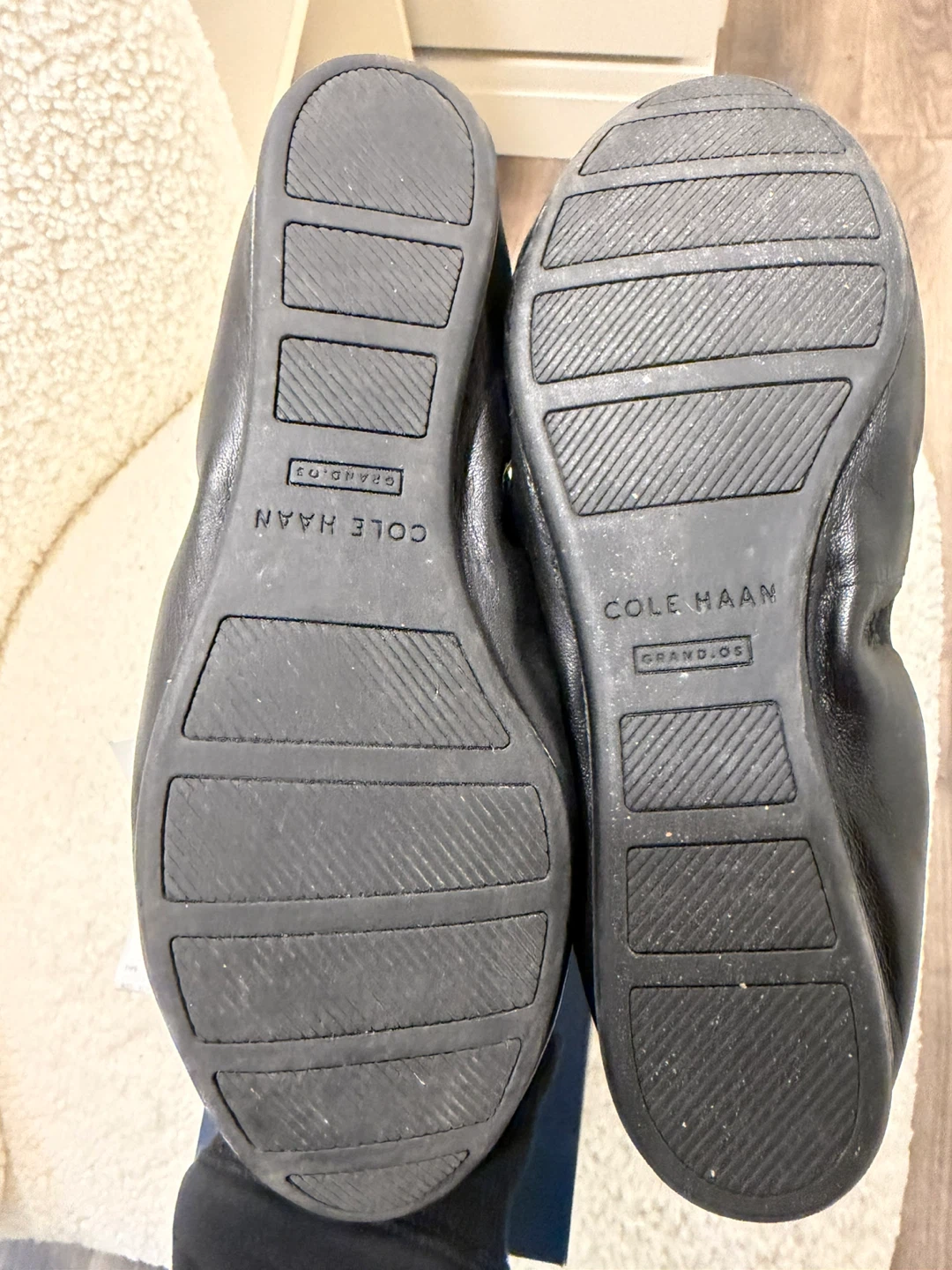 Cole Haan Emory Bow Ballet II Black Leather Flats Size 8 B - photo 3