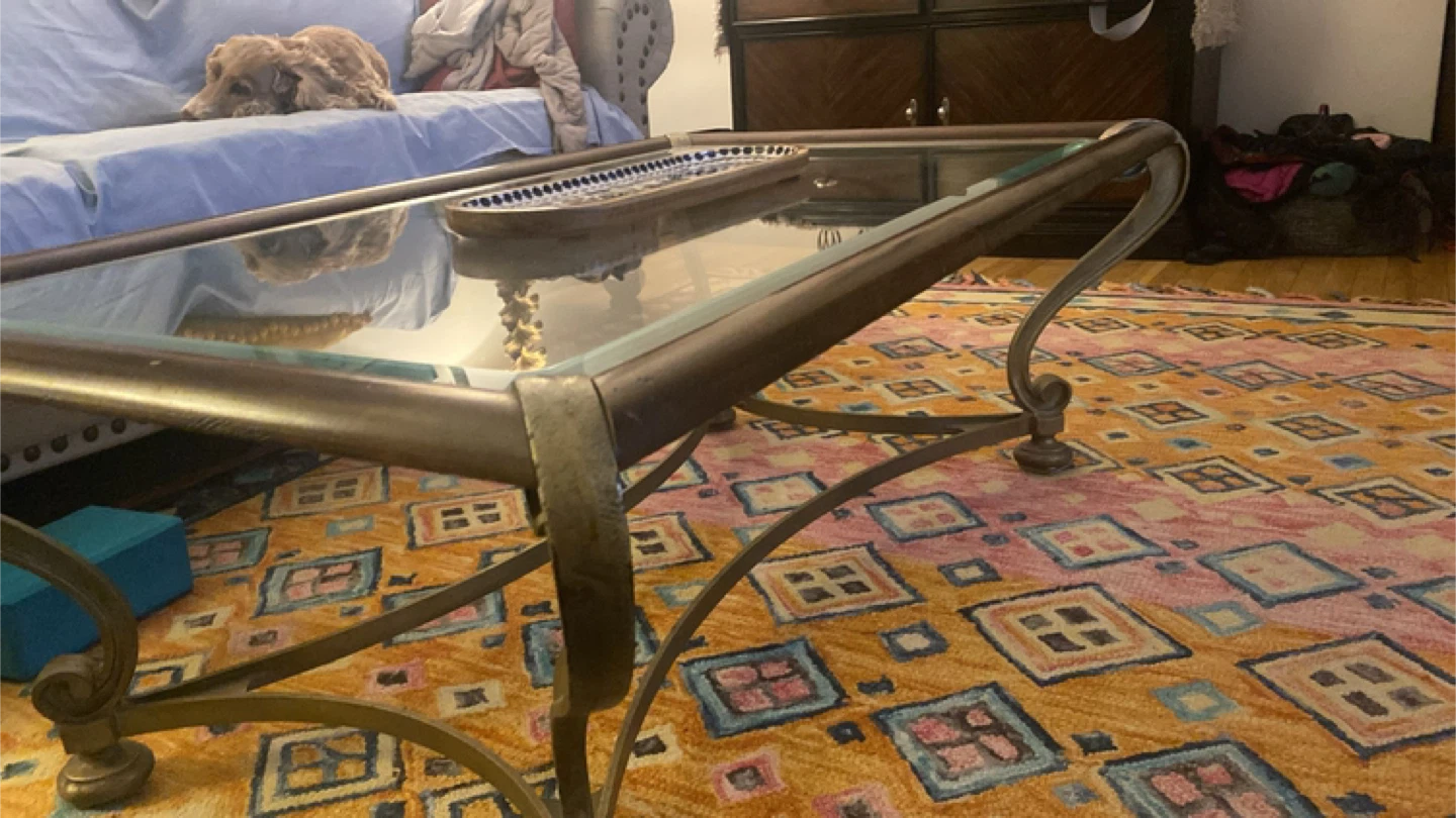 Glass Top Coffee Table - photo 2