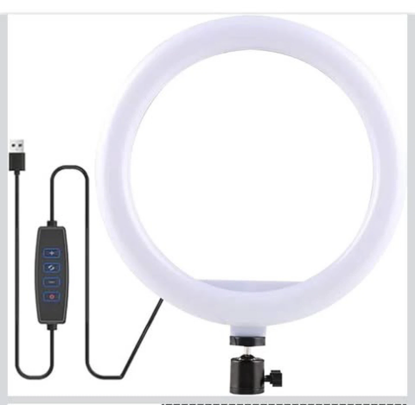 LED Ring Light with USB Cable and Controller