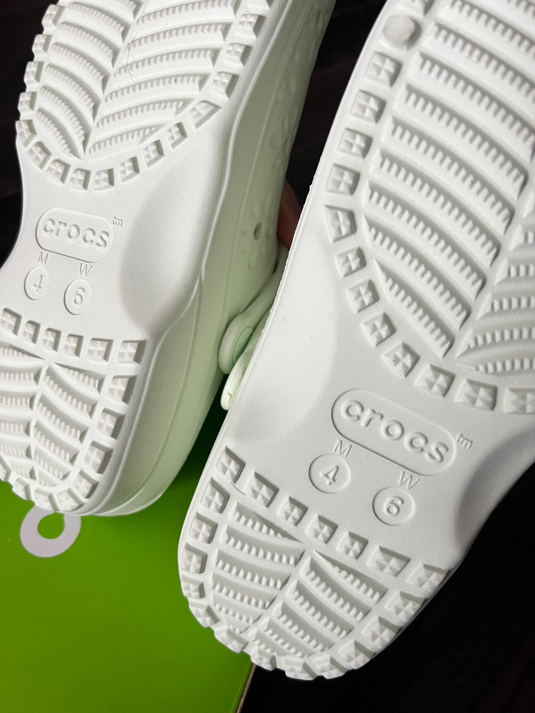 Crocs Classic Cutie Charm Clog Sandals - Mint Green - Size W6/M4 - photo 2