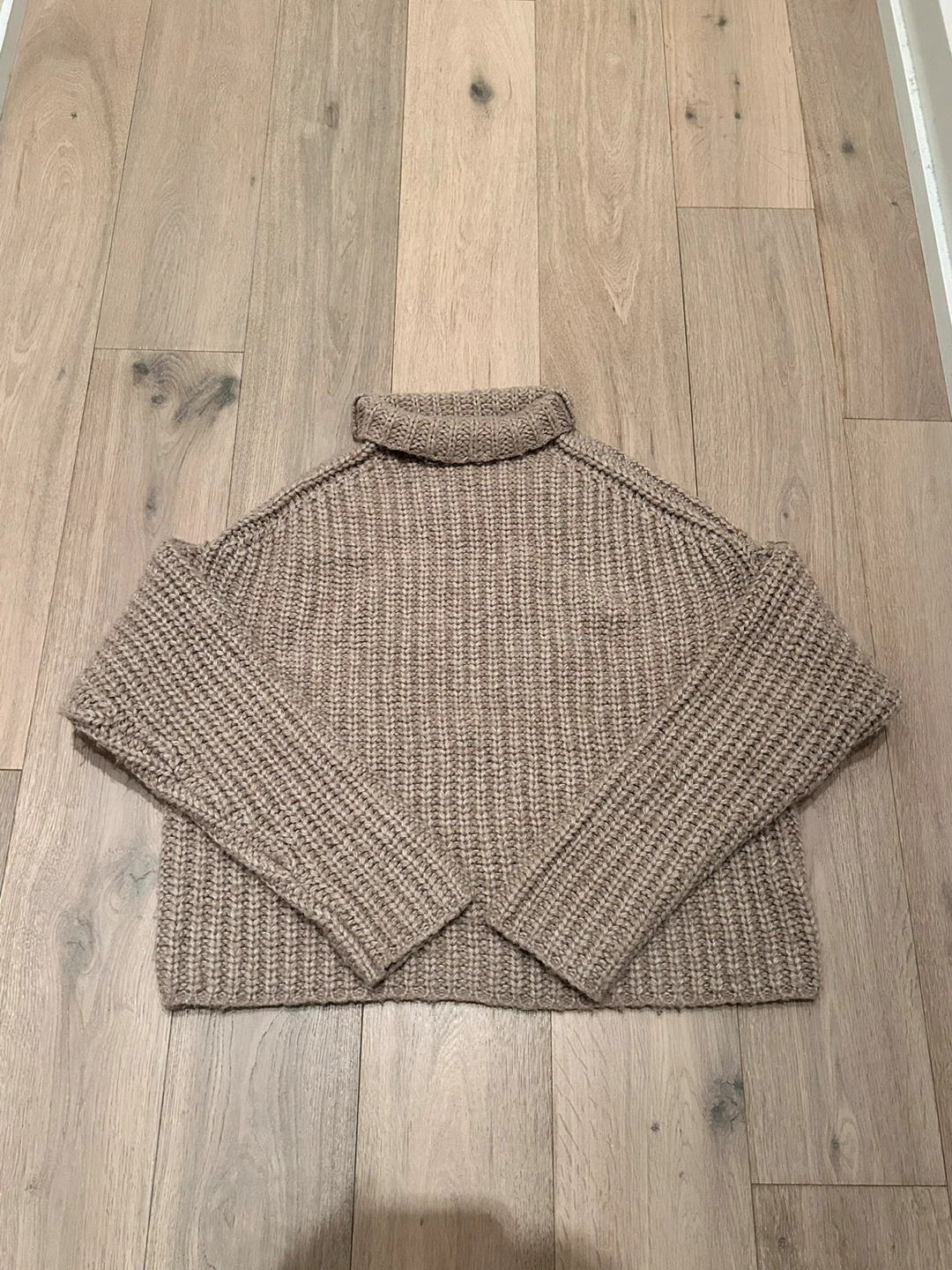 Honey Turtleneck Sweater - Taupe