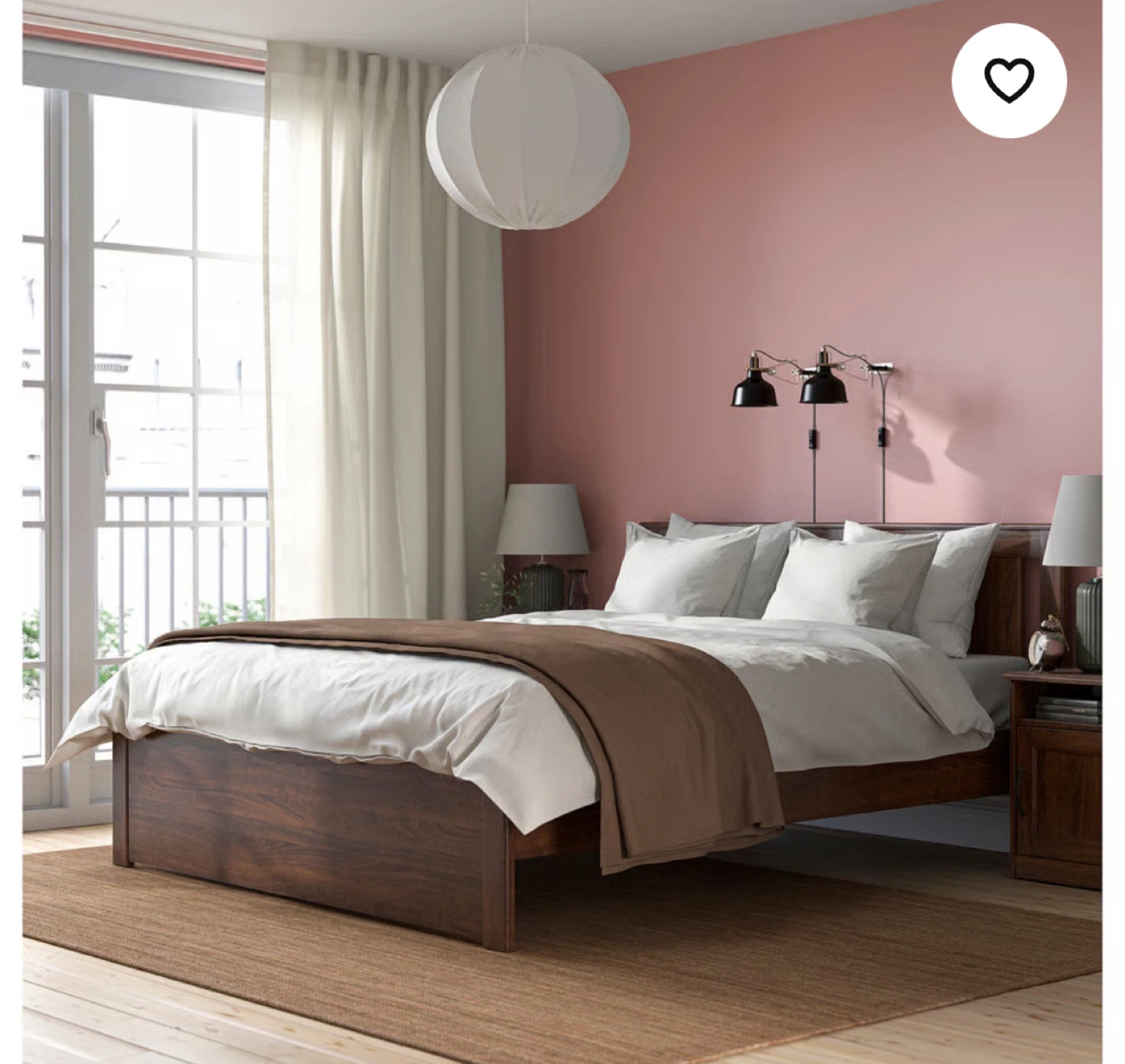 IKEA full size bed with headboard - almost new - photo 3