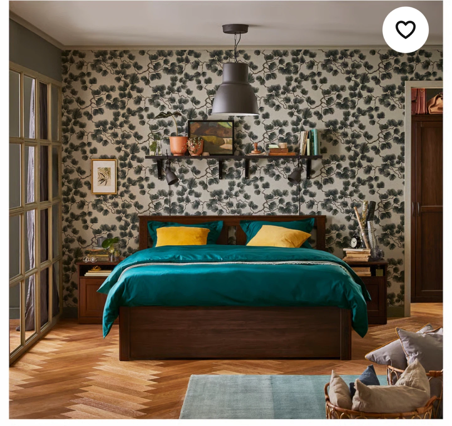 IKEA full size bed with headboard - almost new - photo 2
