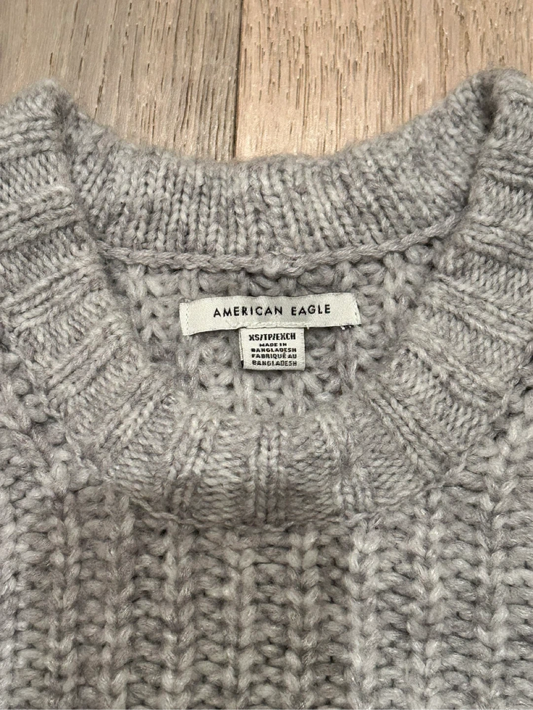XS American Eagle Grey Knit Sweater - photo 2