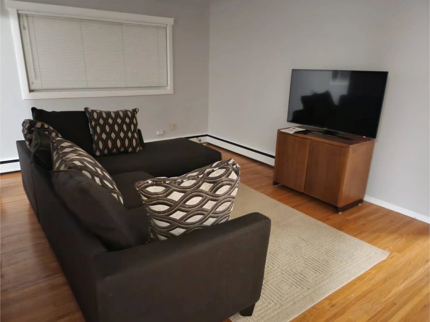 Dark Gray Sectional Sofa with Chaise - photo 5