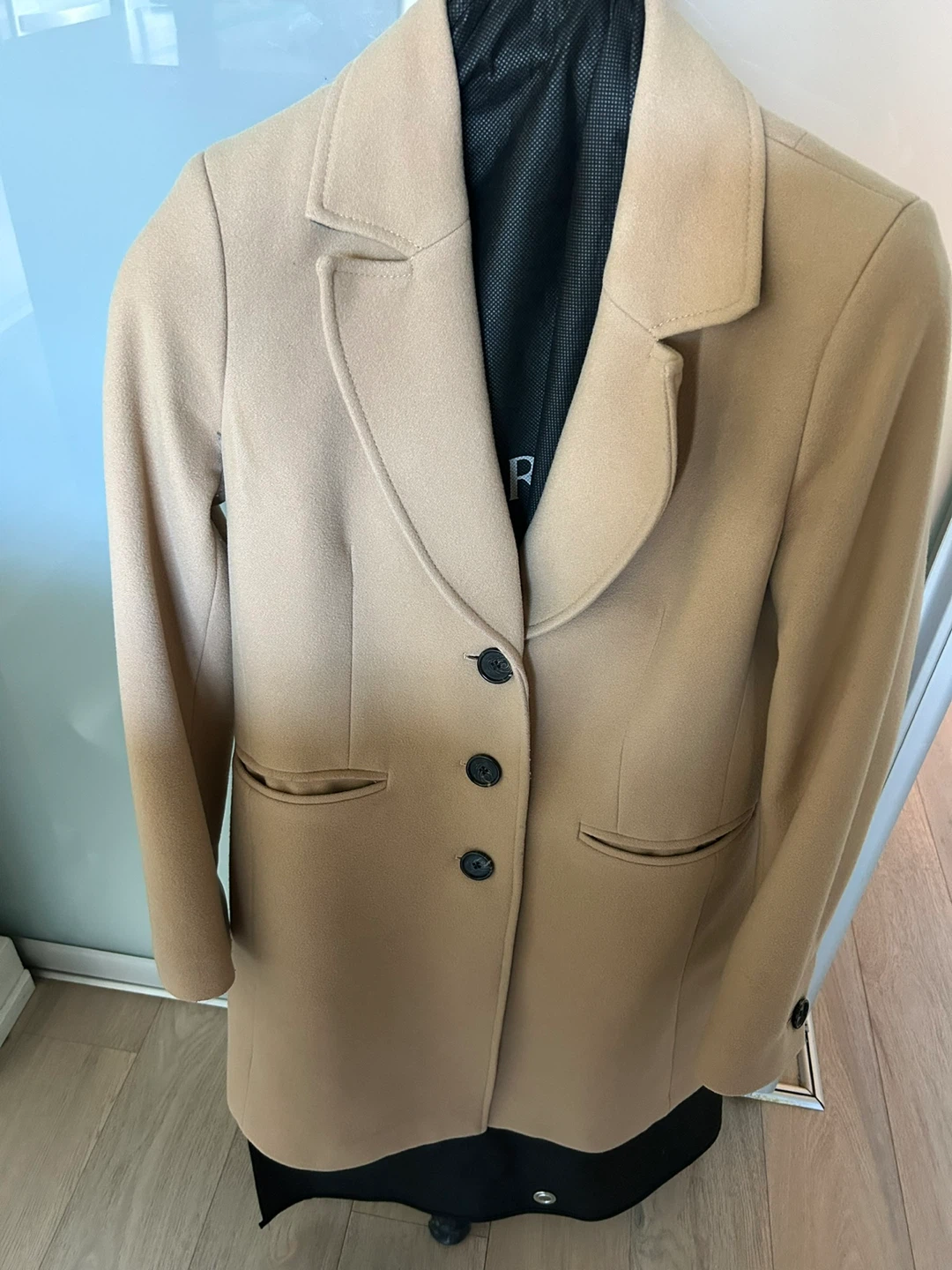 Petite Banana Republic Tan Wool Blend Coat - photo 2