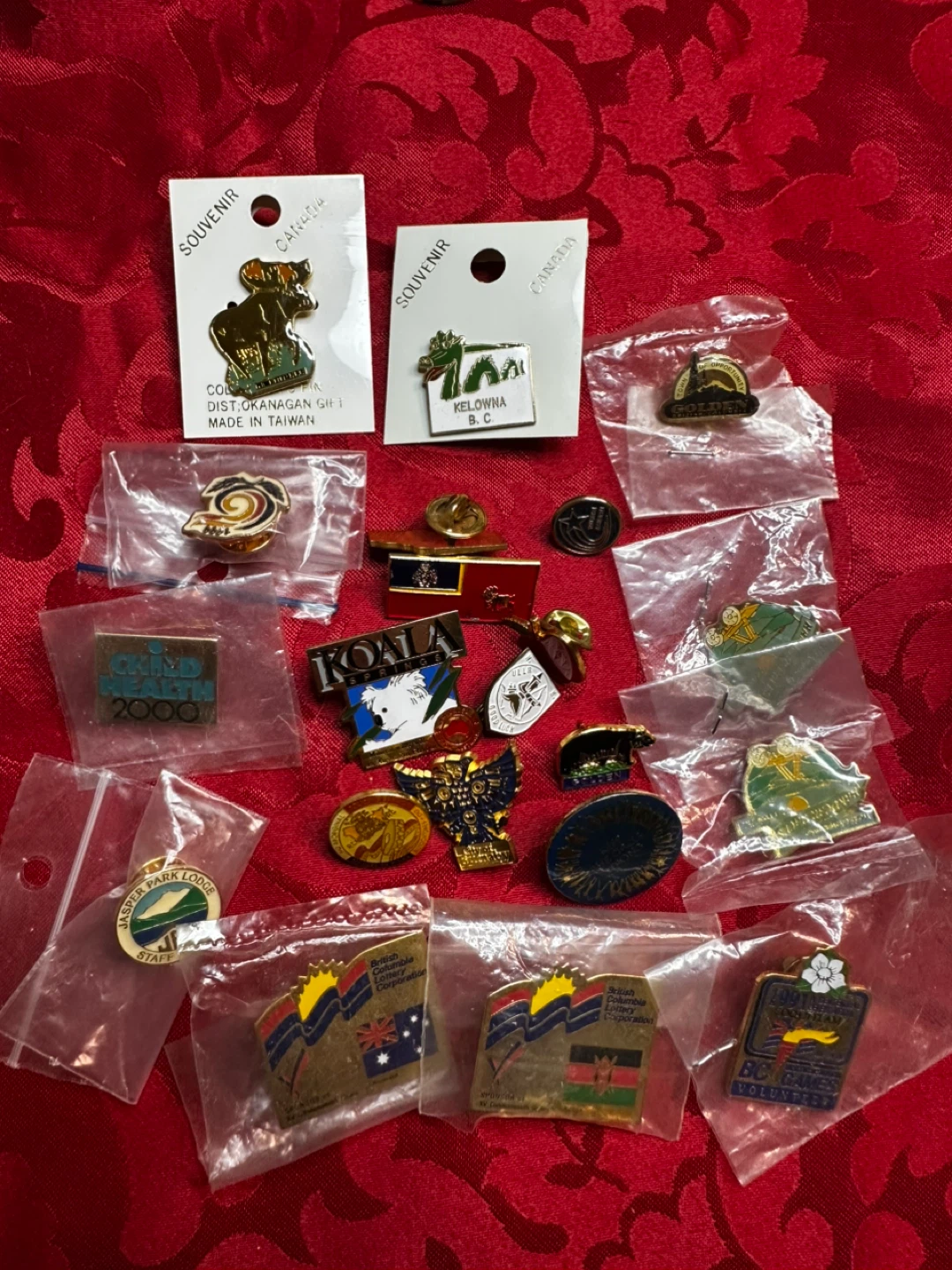 Collection of Vintage Souvenir Pins