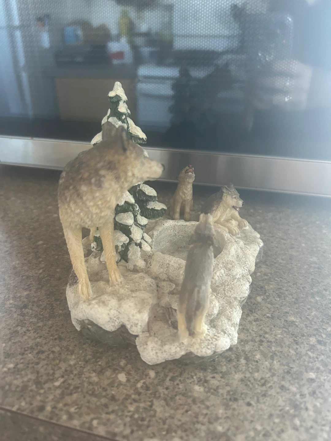Wolf Family Candle Holder - photo 4