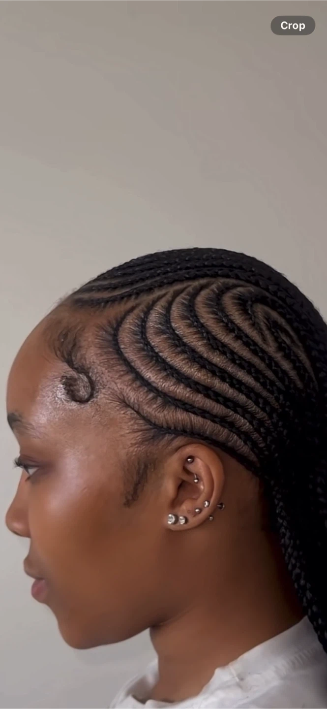 Cornrows hairstyle