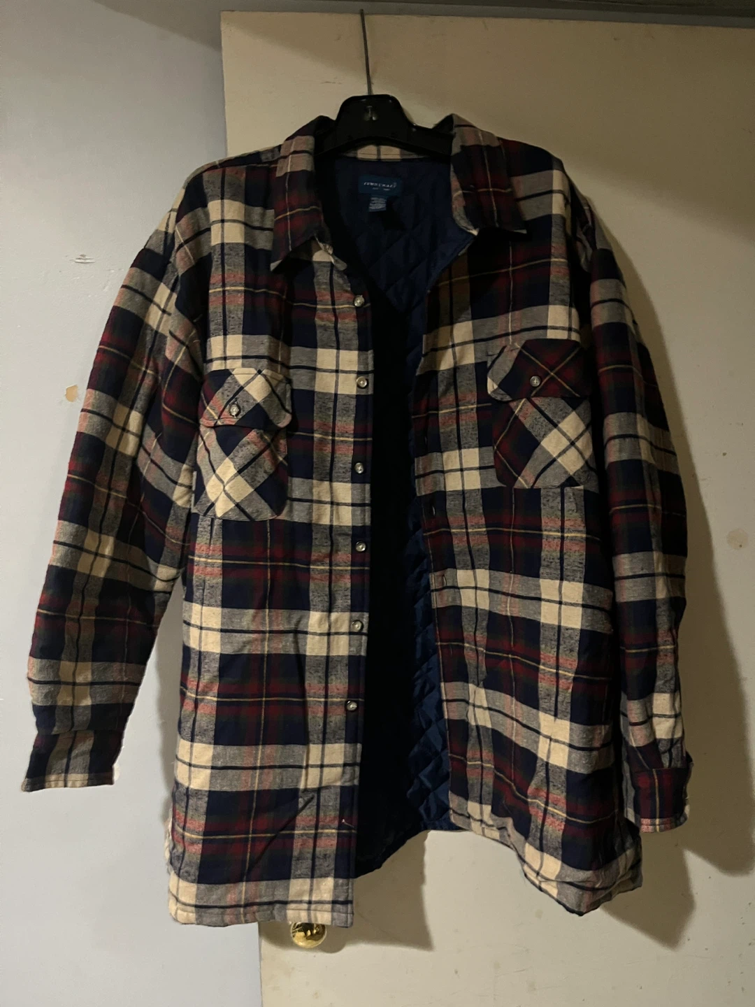 Towncraft Plaid Lined Shirt Jacket