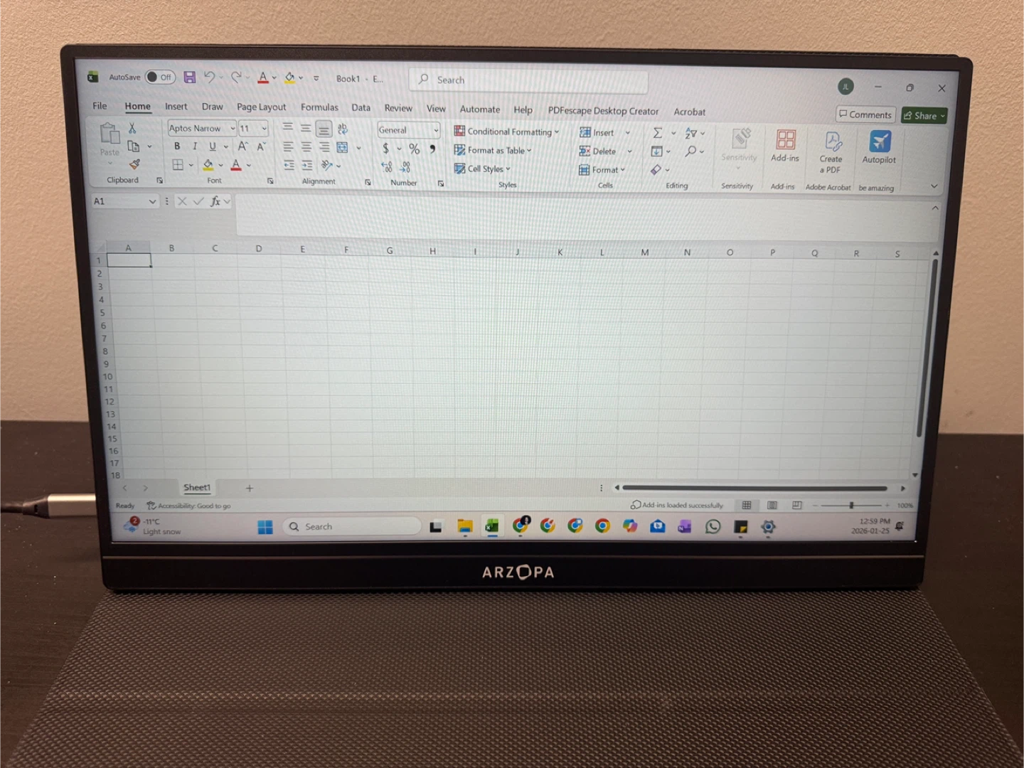 ARZOPA 15.6" 1080P Portable Monitor - photo 2