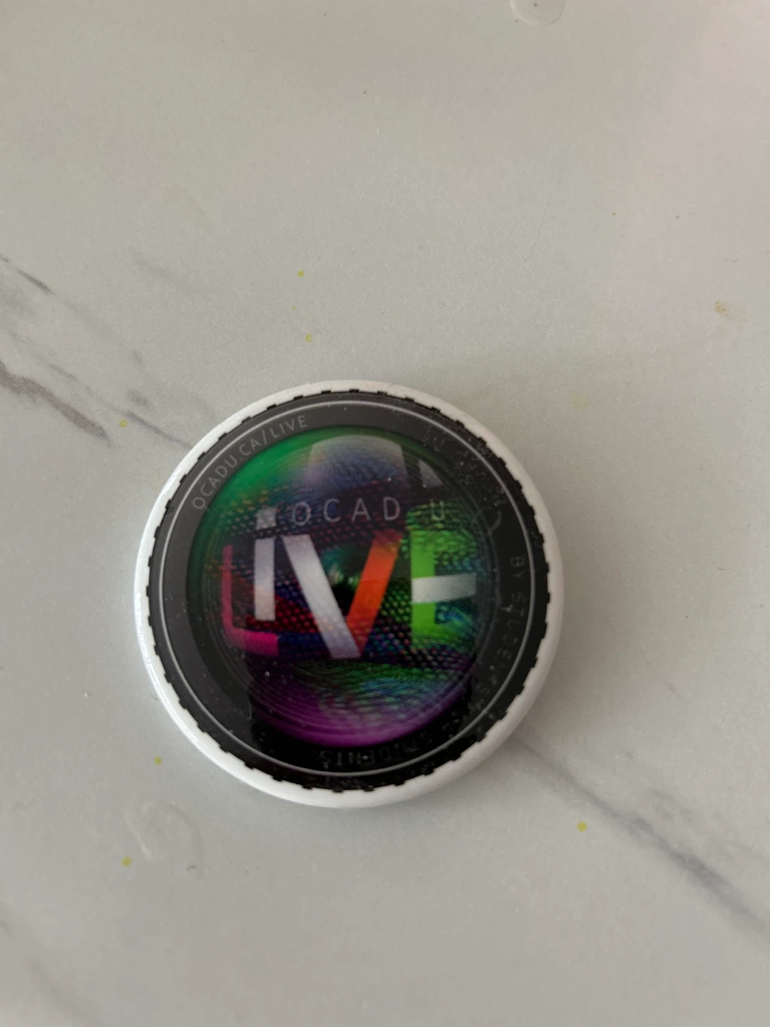 OCAD U Live Button Pin