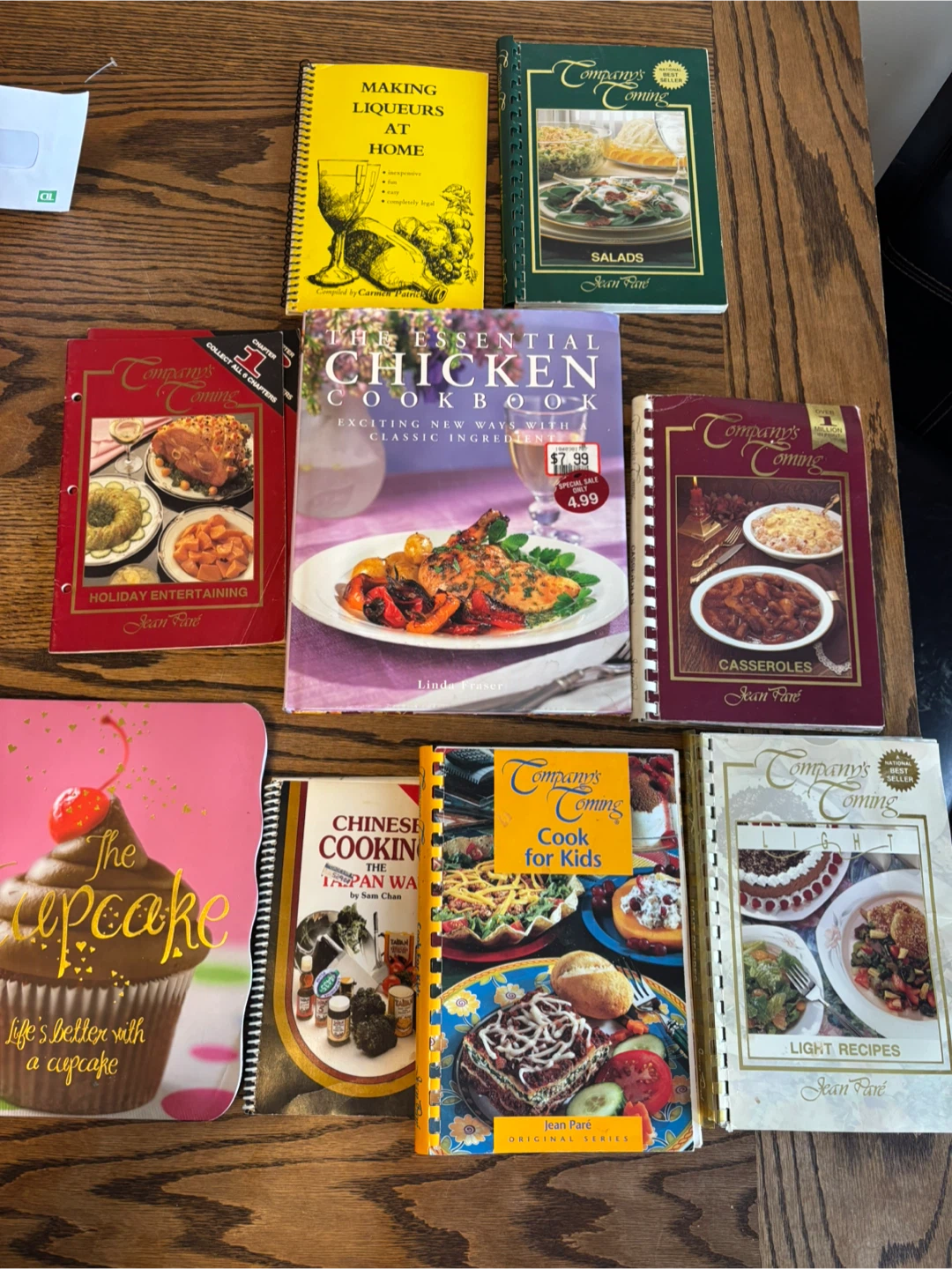 Assorted recipe books