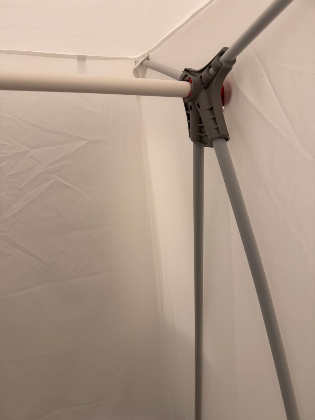 White Portable Clothes Hanging Wardrobe - photo 5