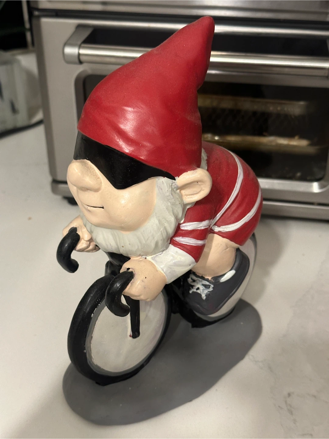 Home decoration Gnome Cyclist Figurine