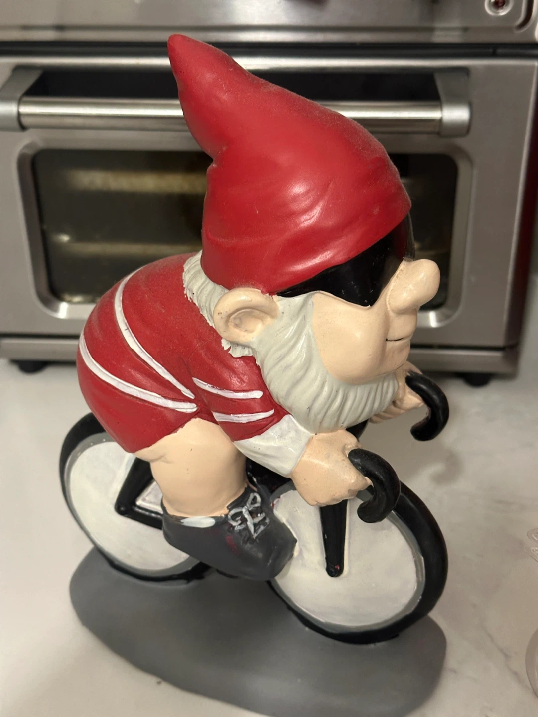 Home decoration Gnome Cyclist Figurine - photo 2