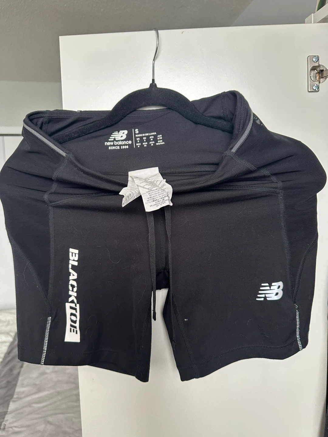 New Balance Blacktoe Running Shorts - Size S