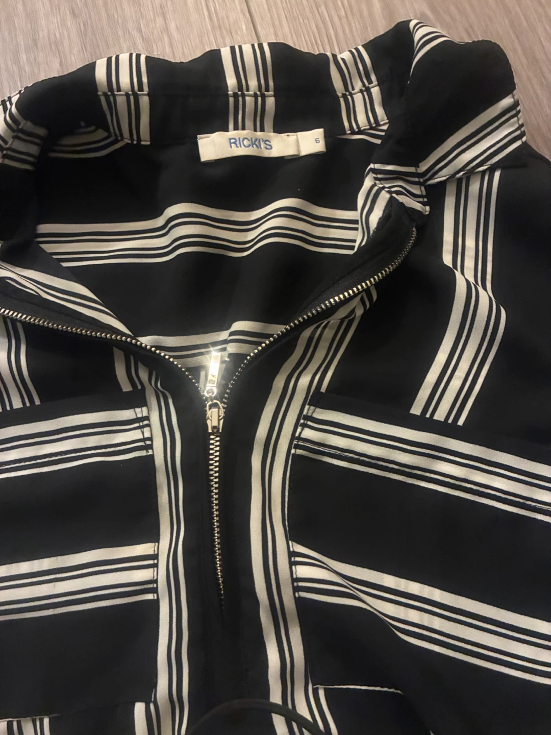 Rick's Striped Black and White Shirt - photo 3