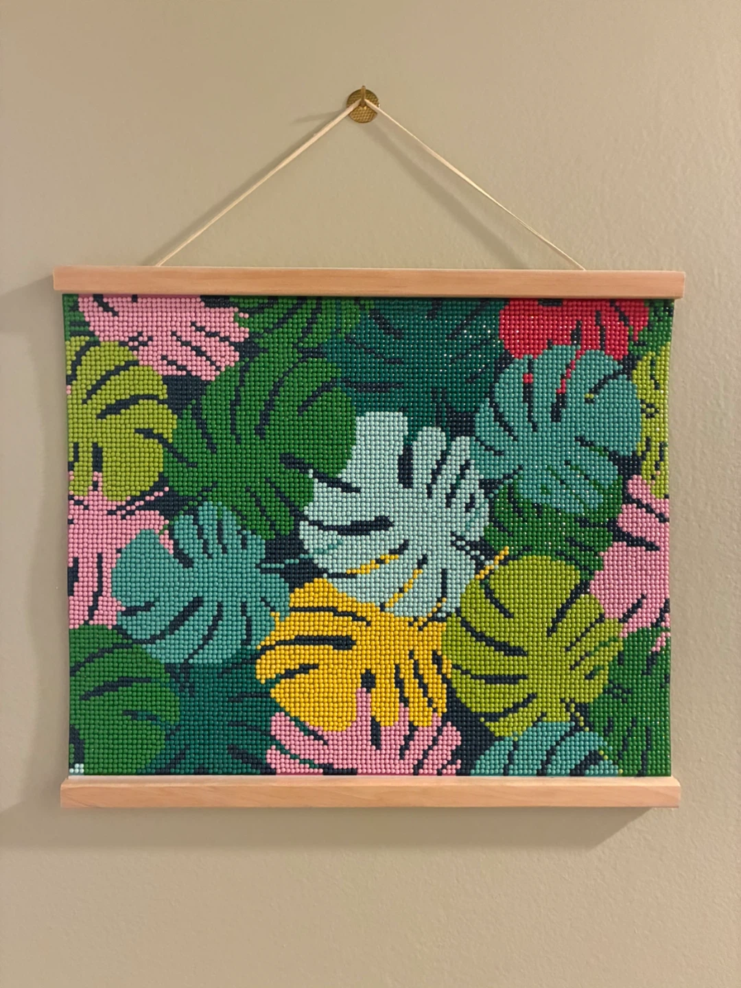 Diamond Art Painting Monstera Leaves Tropical - photo 4