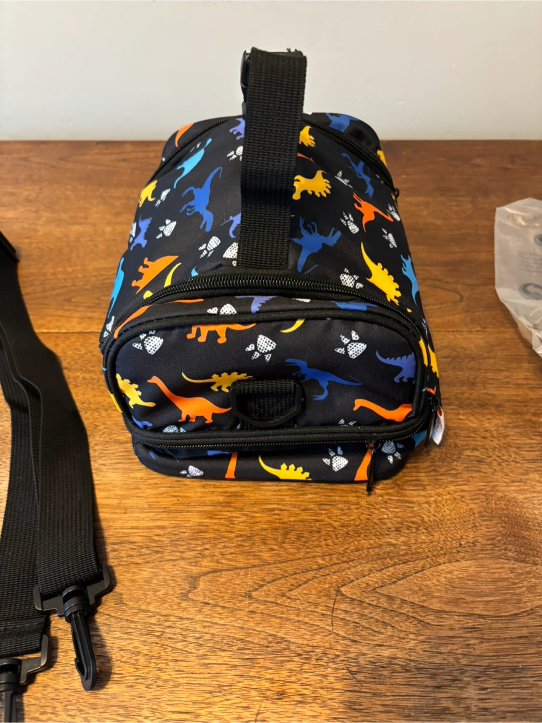 Kids Dinosaur Lunch Bag with Strap - photo 4