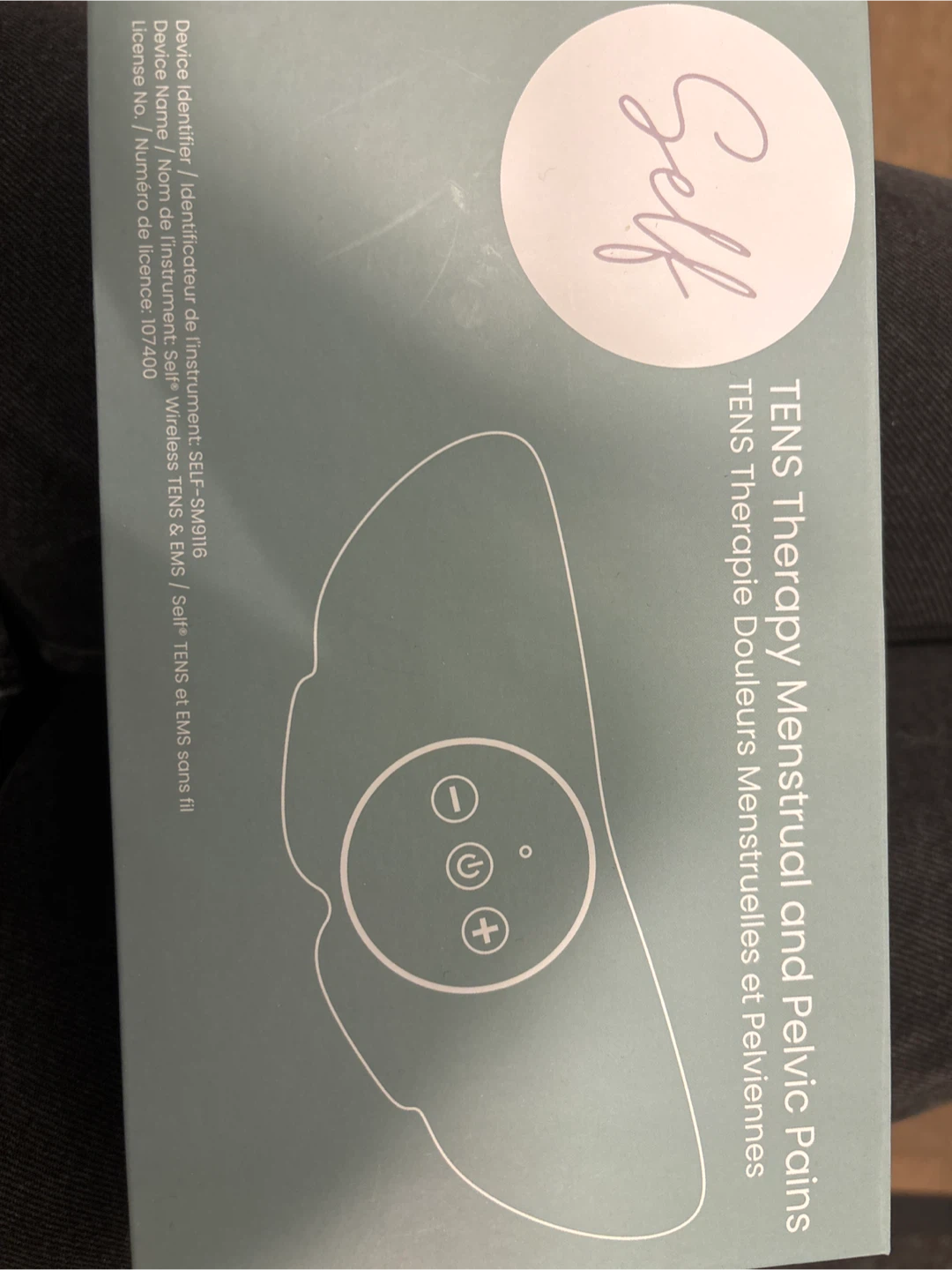 Self Wireless TENS & EMS Device for Menstrual and Pelvic Pains