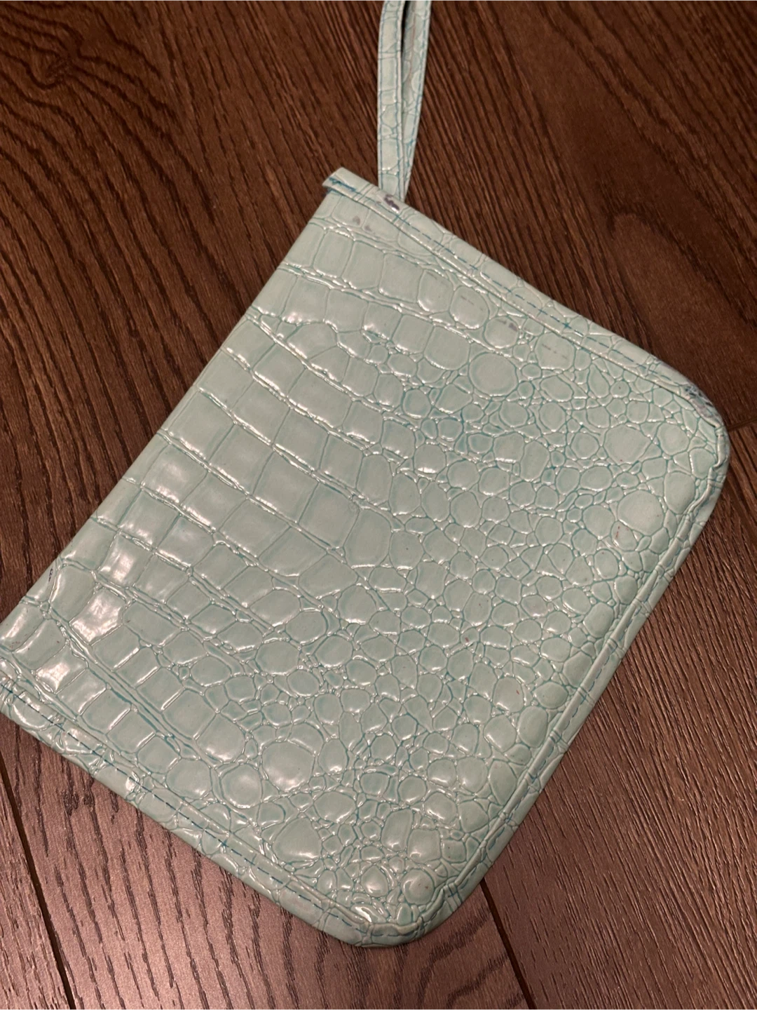 Pale Blue Cosmetic Bag