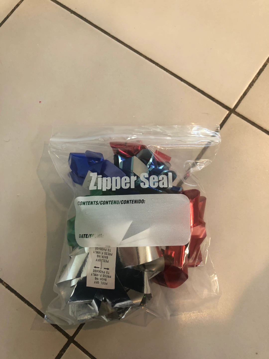 Assorted Gift Bows - Red, Blue, Silver, Green - photo 2