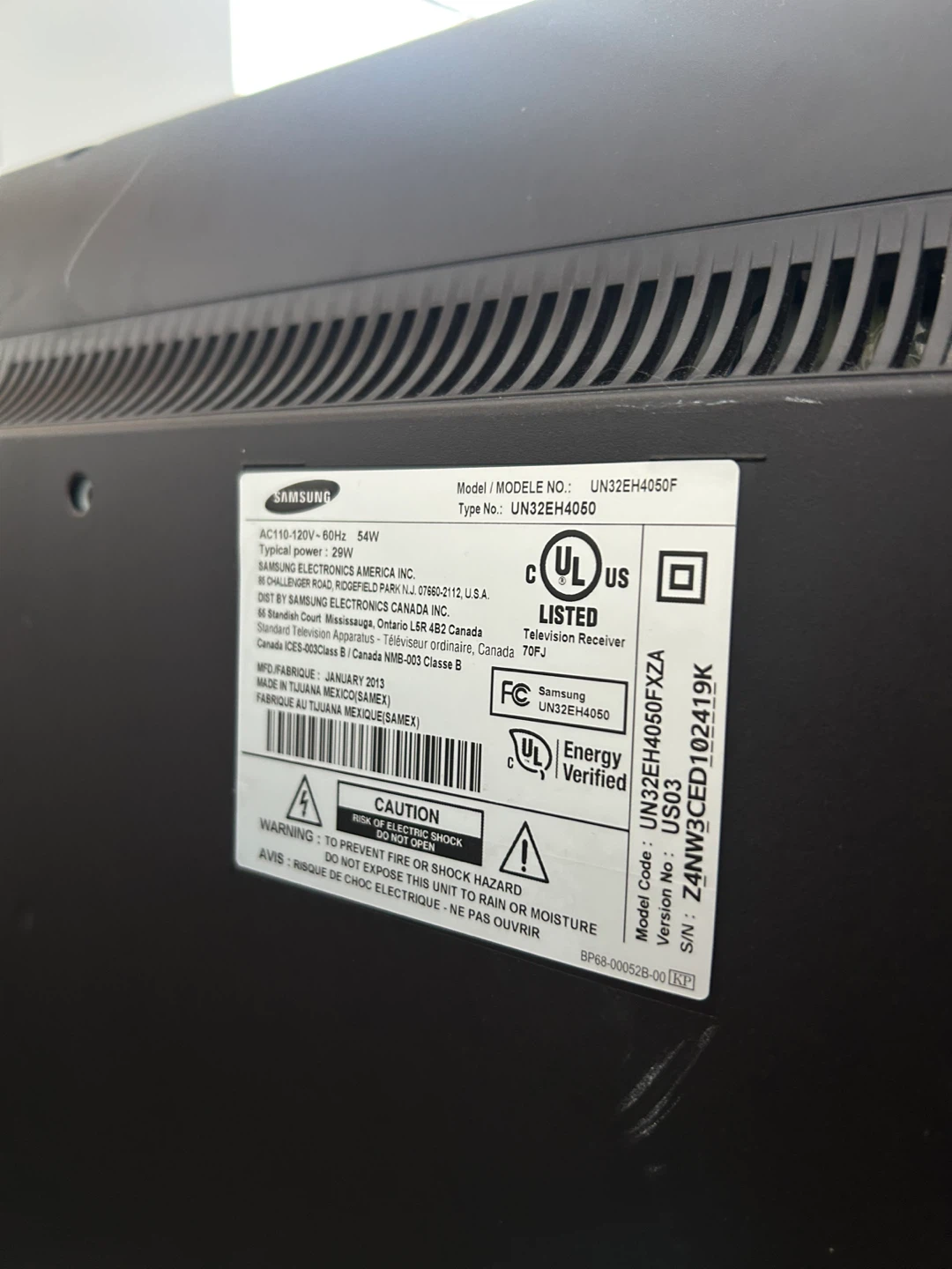 Samsung 32" LED TV UN32EH4050F - photo 2