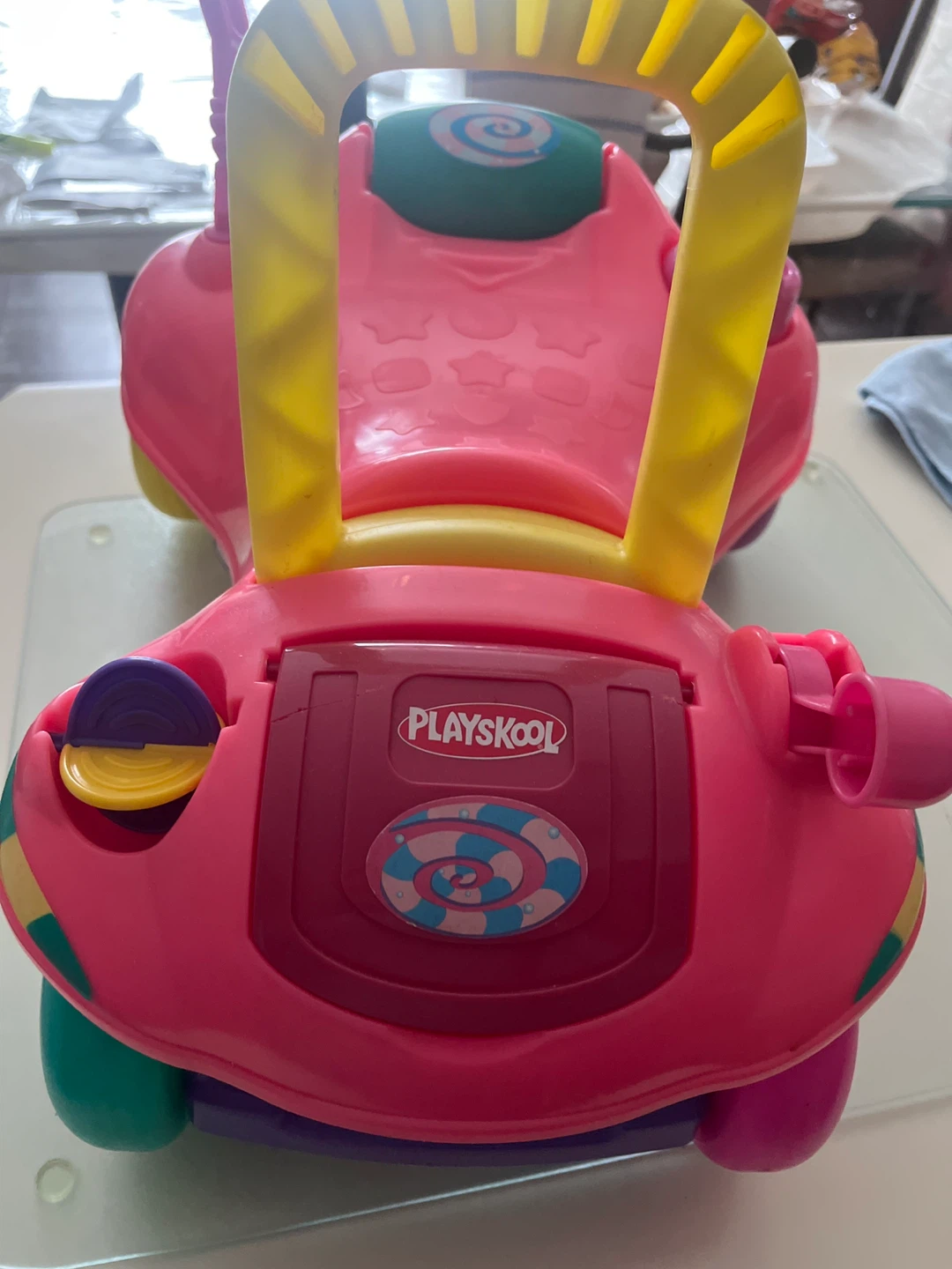 Playskool Pink & Purple Walker with Handle and Wheels
