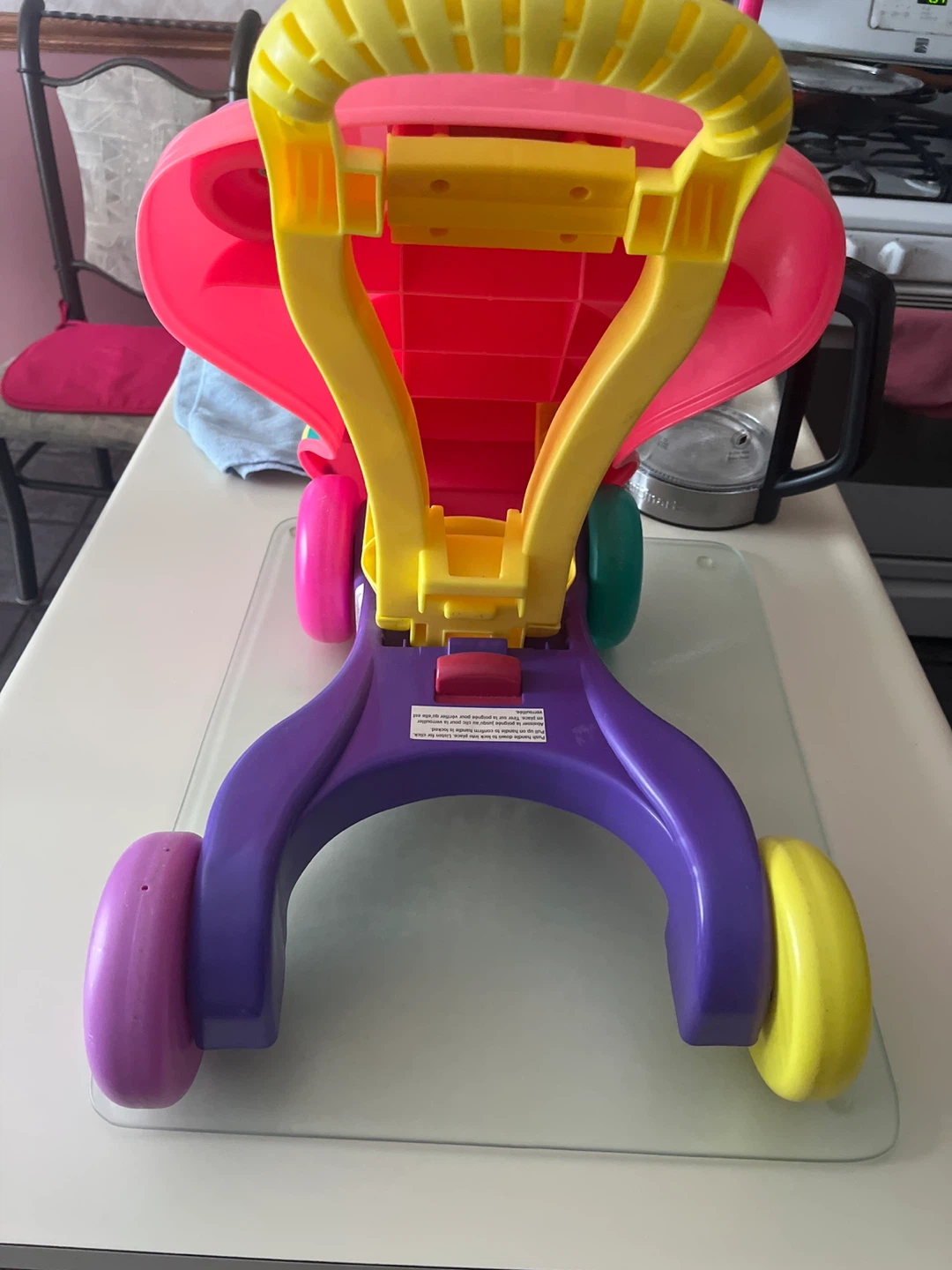 Playskool Pink & Purple Walker with Handle and Wheels - photo 5