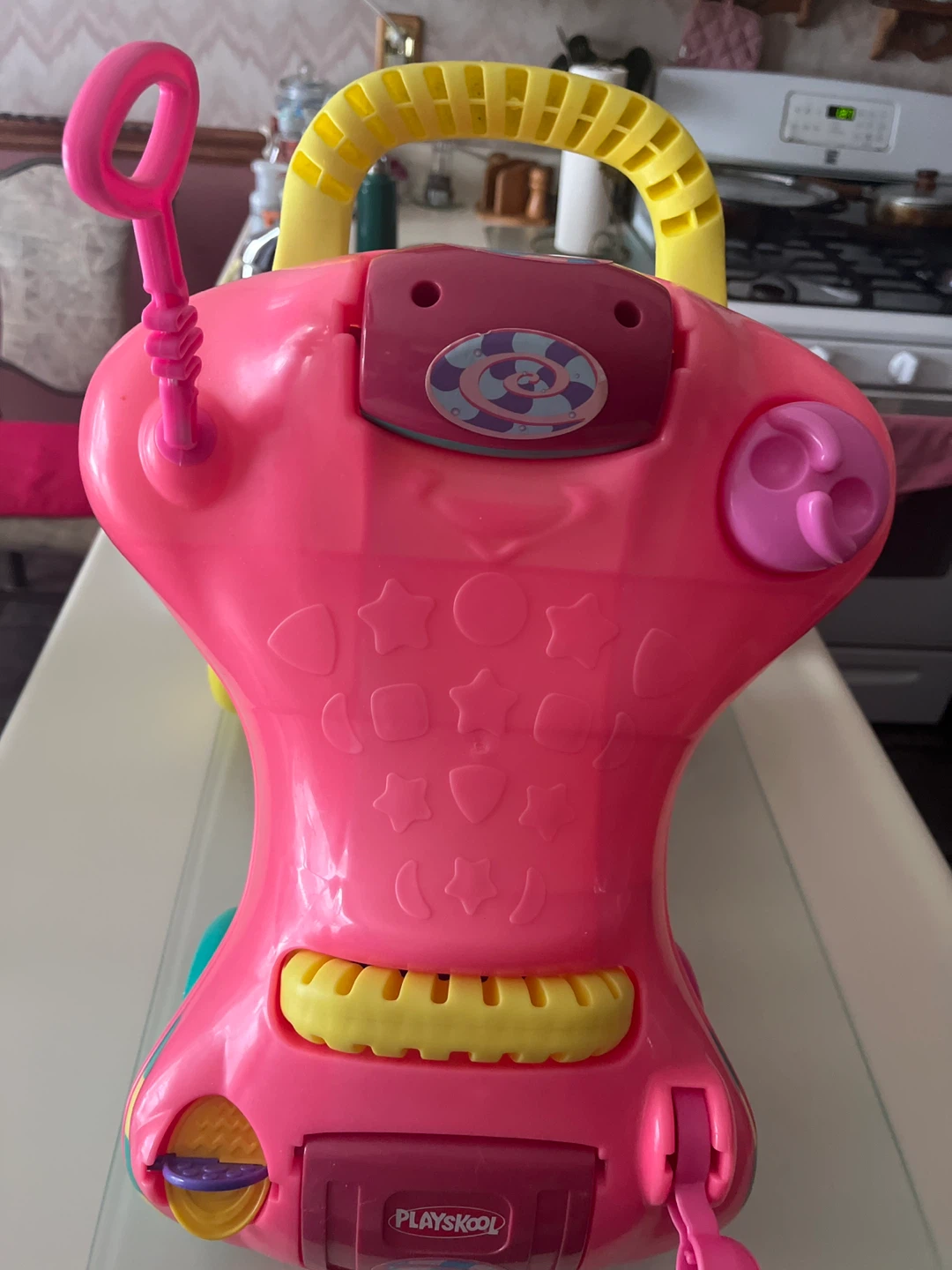 Playskool Pink & Purple Walker with Handle and Wheels - photo 4
