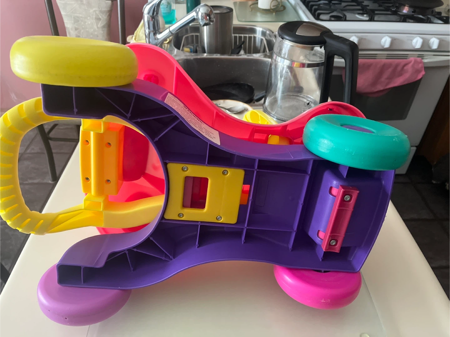 Playskool Pink & Purple Walker with Handle and Wheels - photo 2