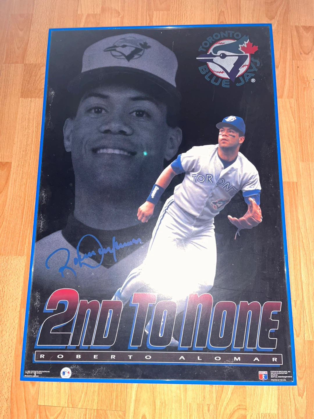 Roberto Alomar Toronto Blue Jays "2nd To None" Poster