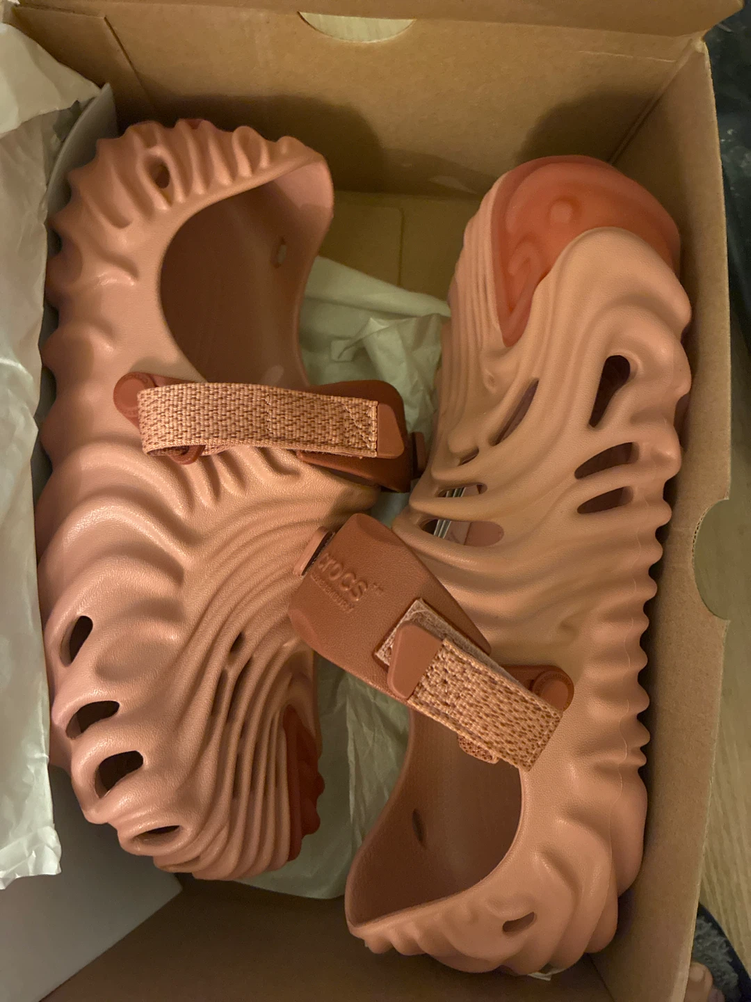 Crocs Salehe Bembury Pollex Clog Pale Blush Shoes - Size US M11