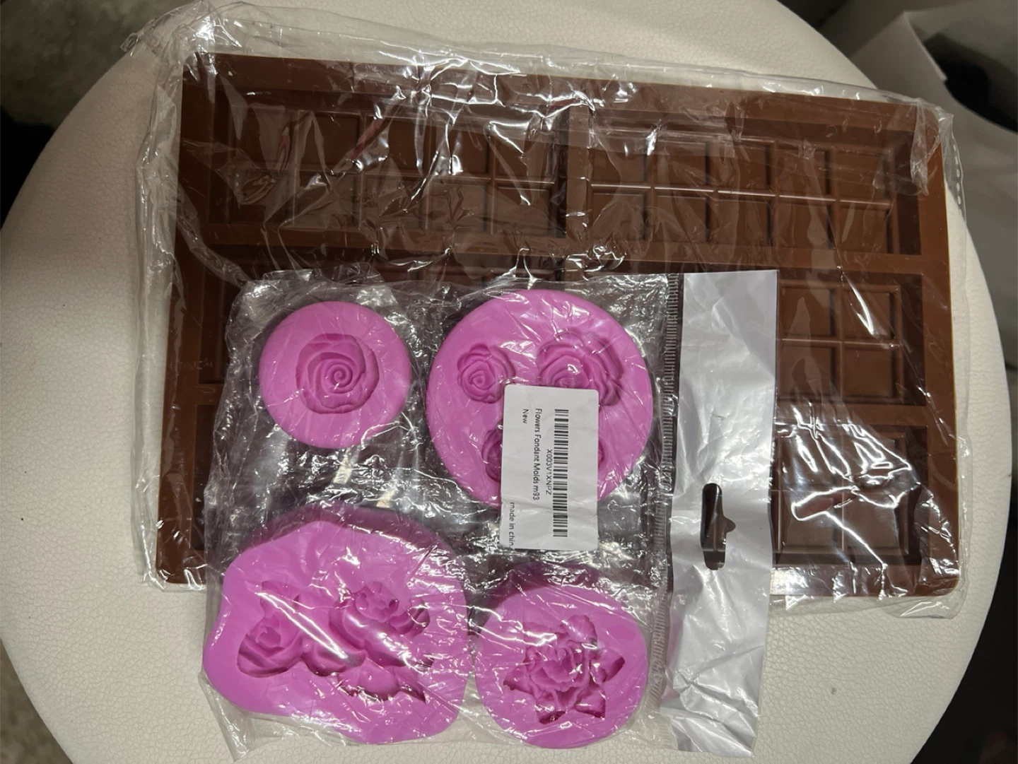 Silicone Flower and Chocolate Molds Set