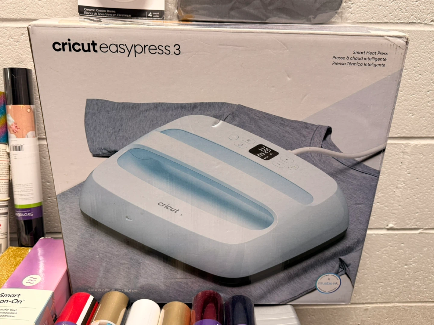 Cricut EasyPress 3 (12” x 10”) — Never Used, Bundle Included