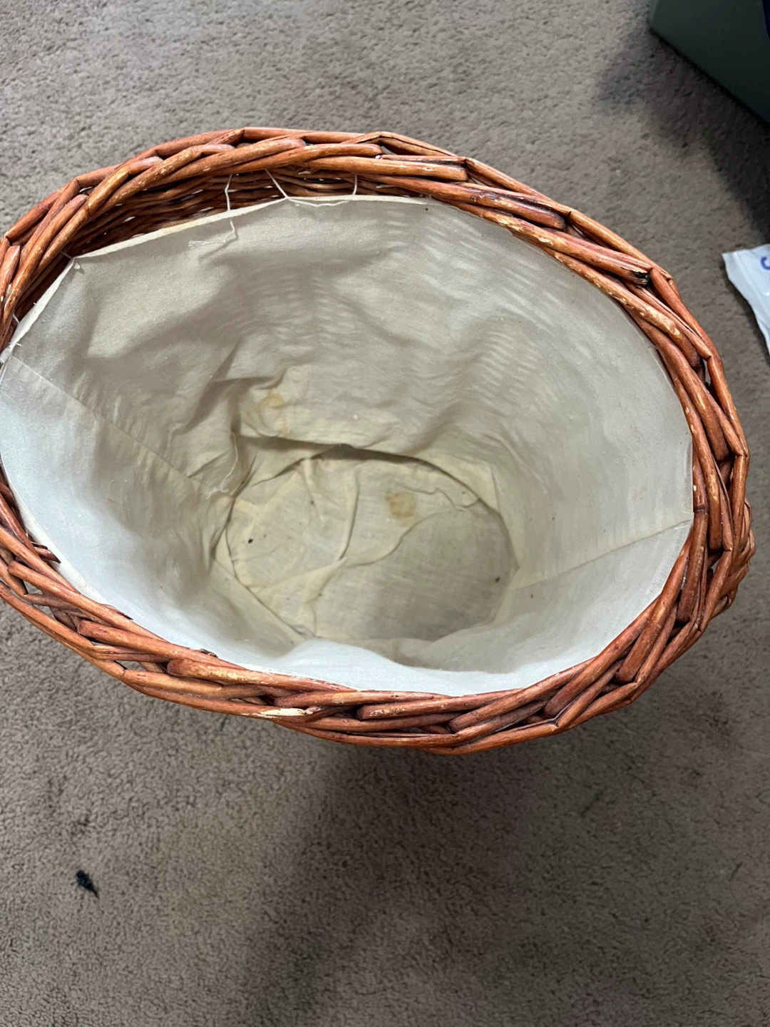 Wicker Laundry Hamper Basket with Lid - photo 3