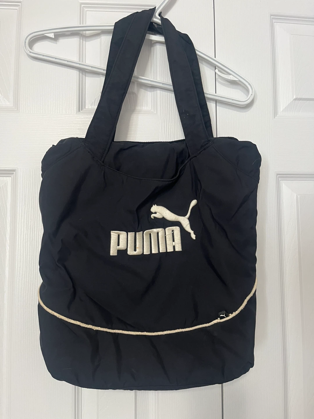 Vintage Puma Black Tote Bag