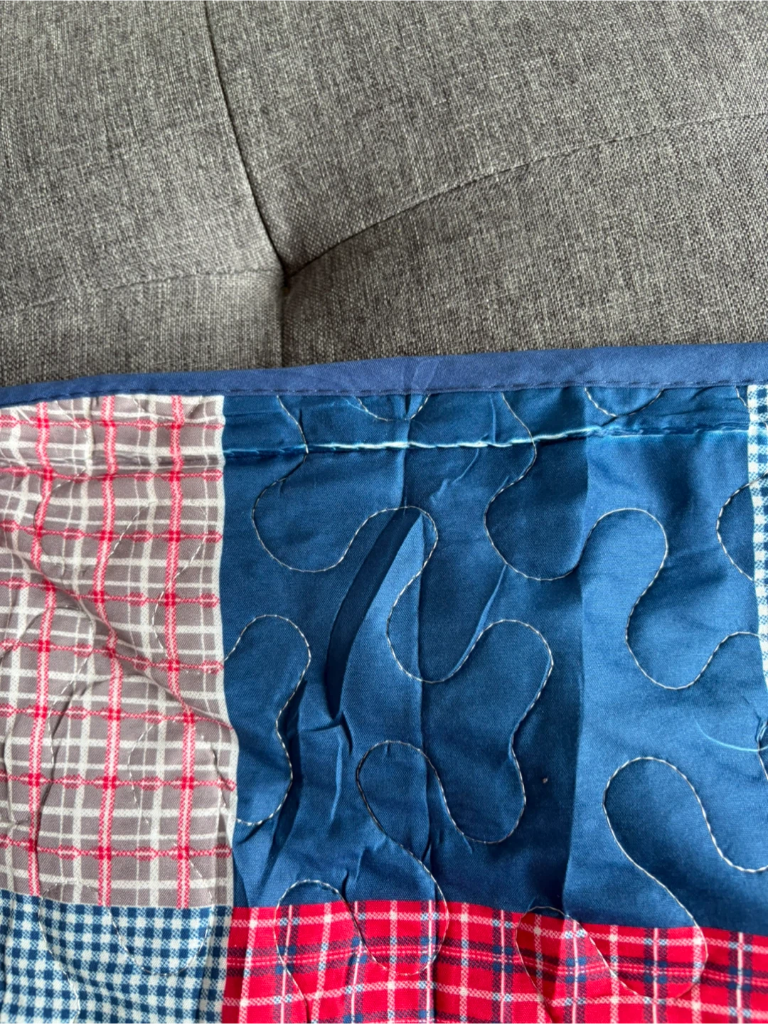 LHC Patchwork Quilt Set – Full/Queen 92” x 92” (New) - photo 3