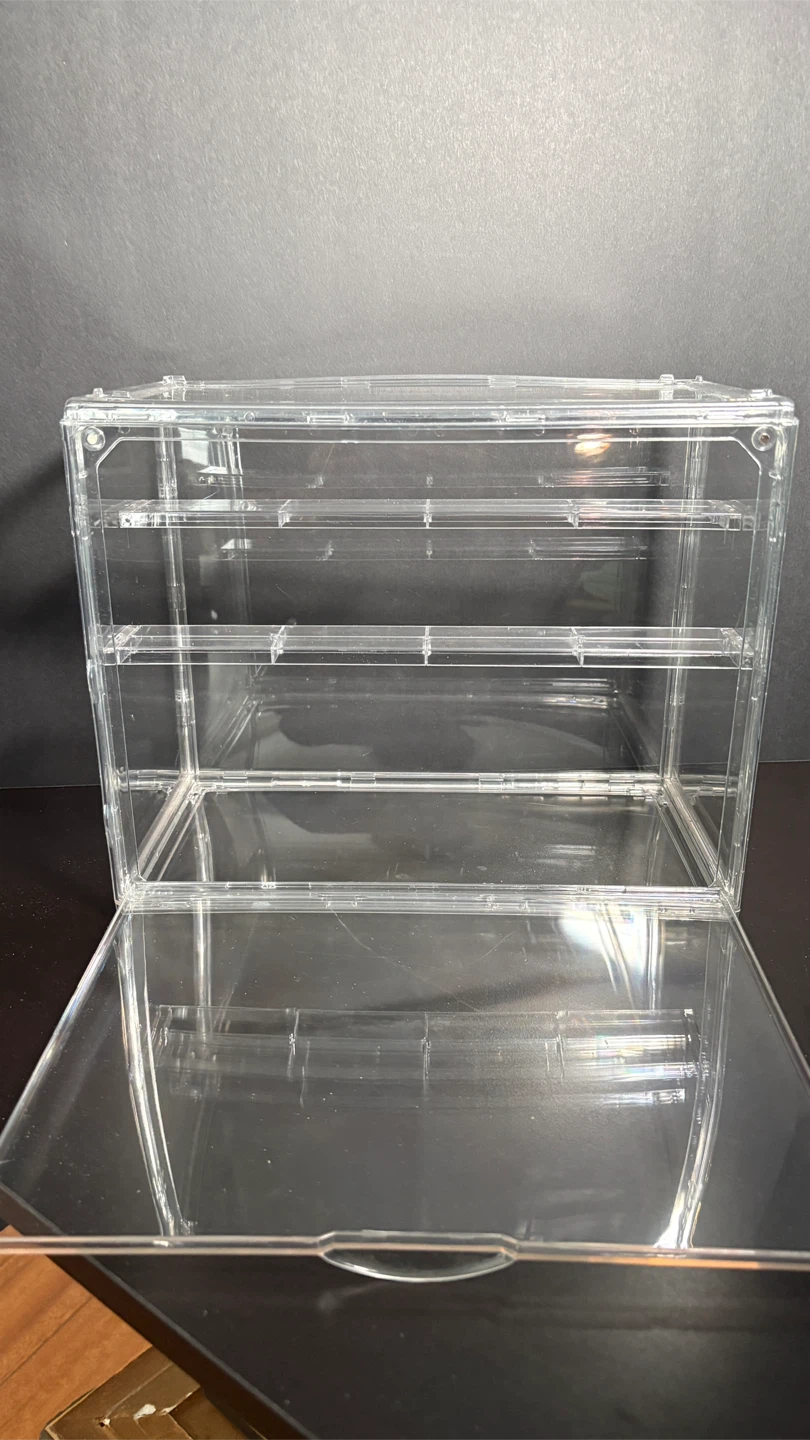 Clear Acrylic Display Case with 3 Shelves - photo 3