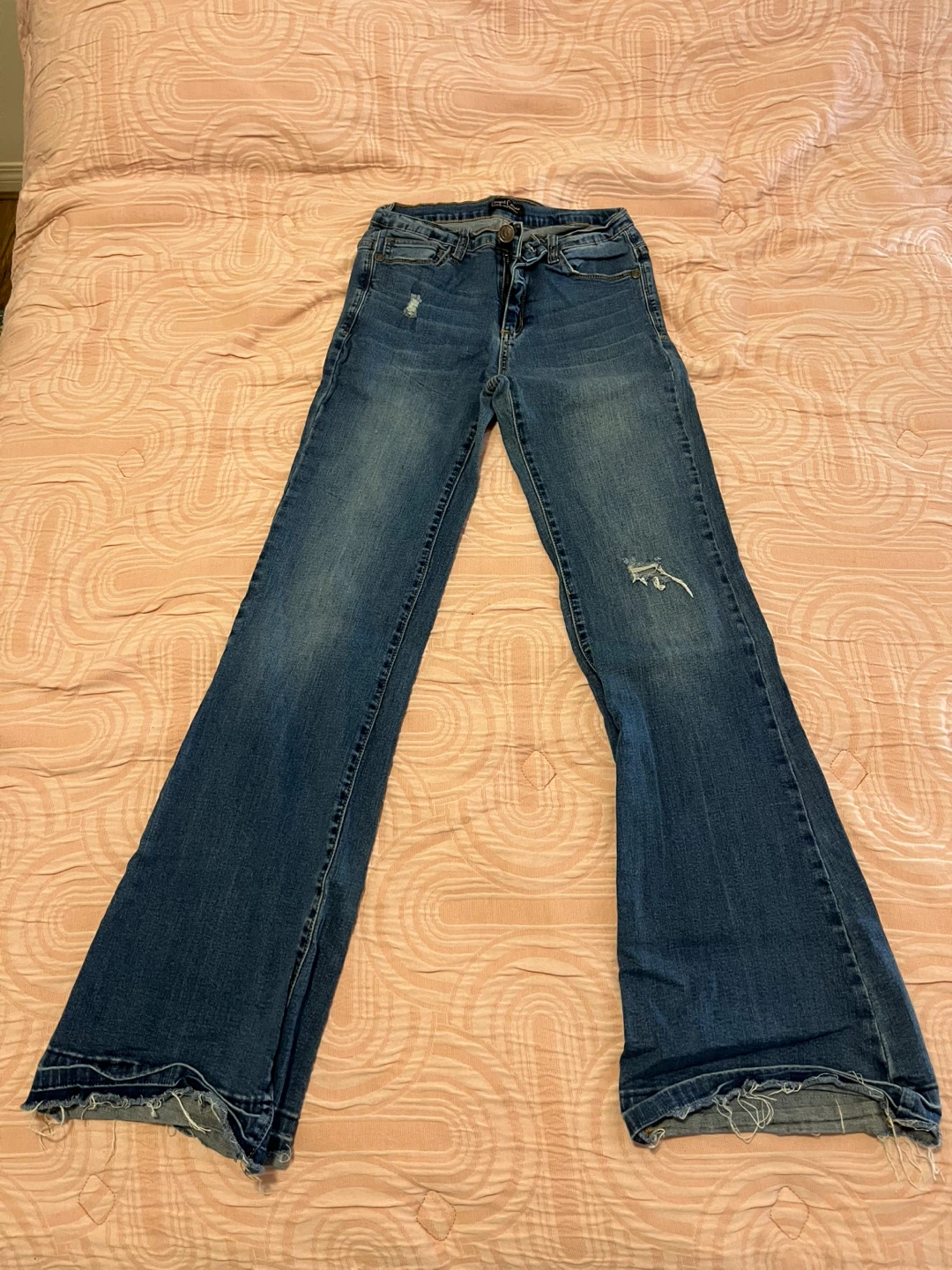 Blue Flare Jeans
