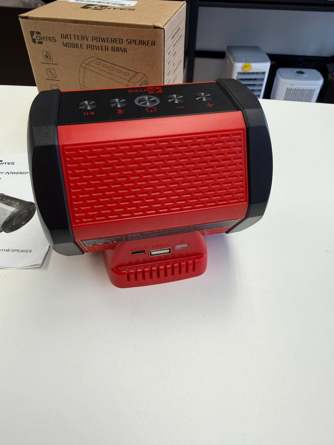Bluetooth Speaker Compatible with Milwaukee M18 Battery - photo 2