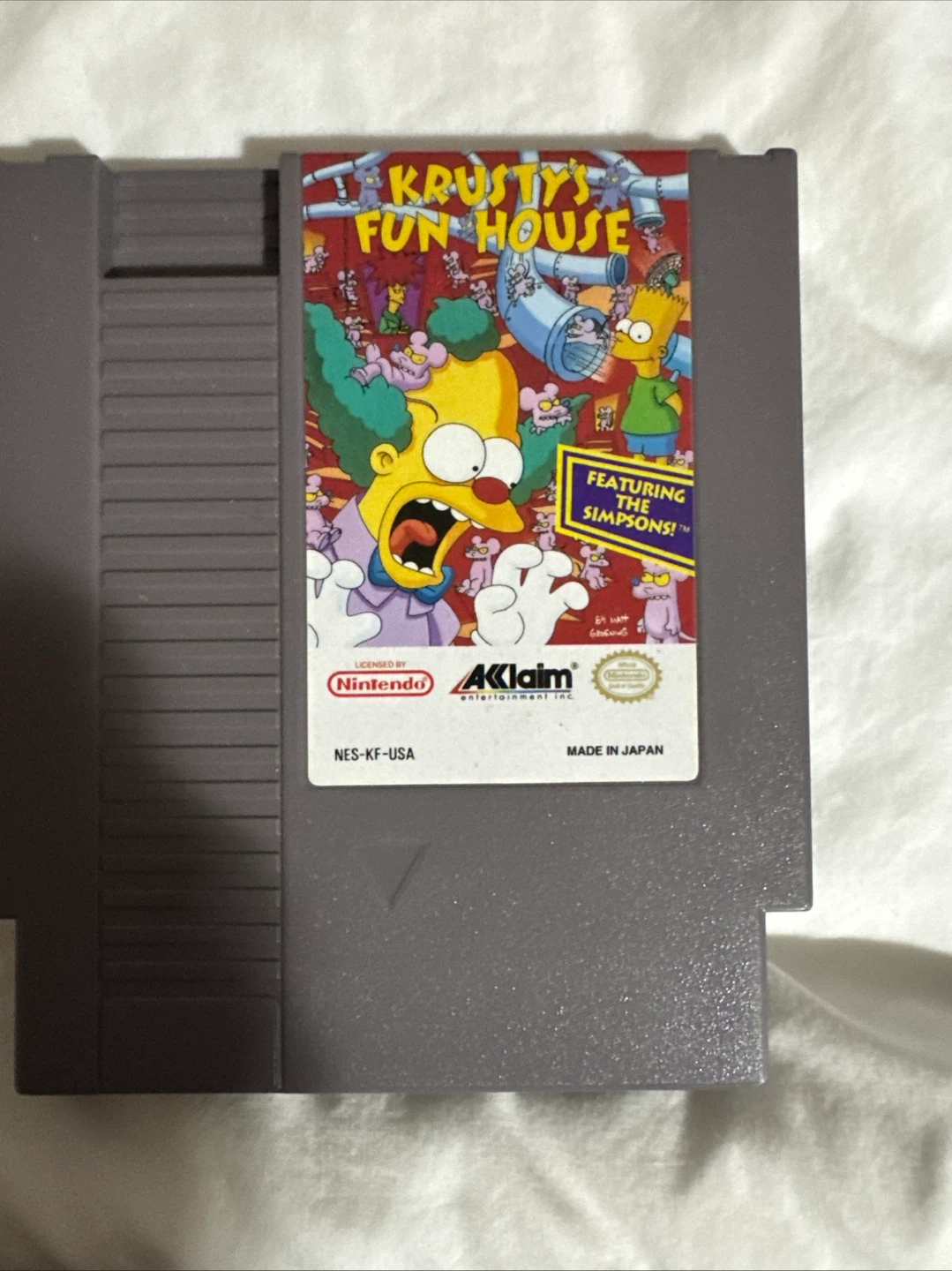 The Simpsons Krusty's Fun House NES Game