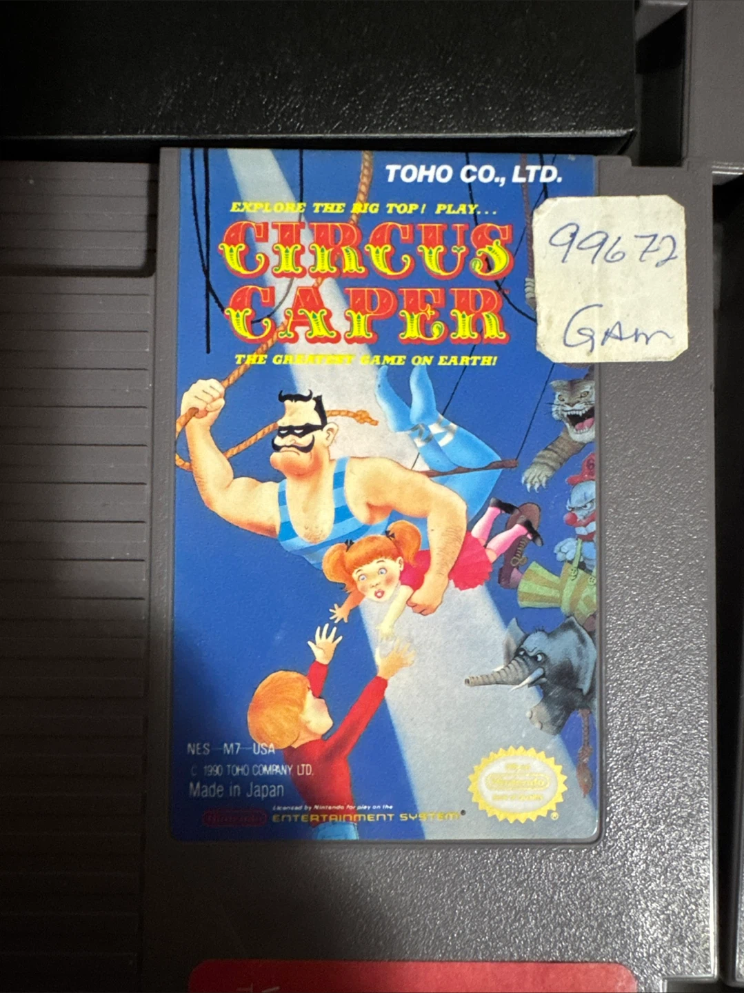 Circus Caper NES Game Cartridge - photo 2