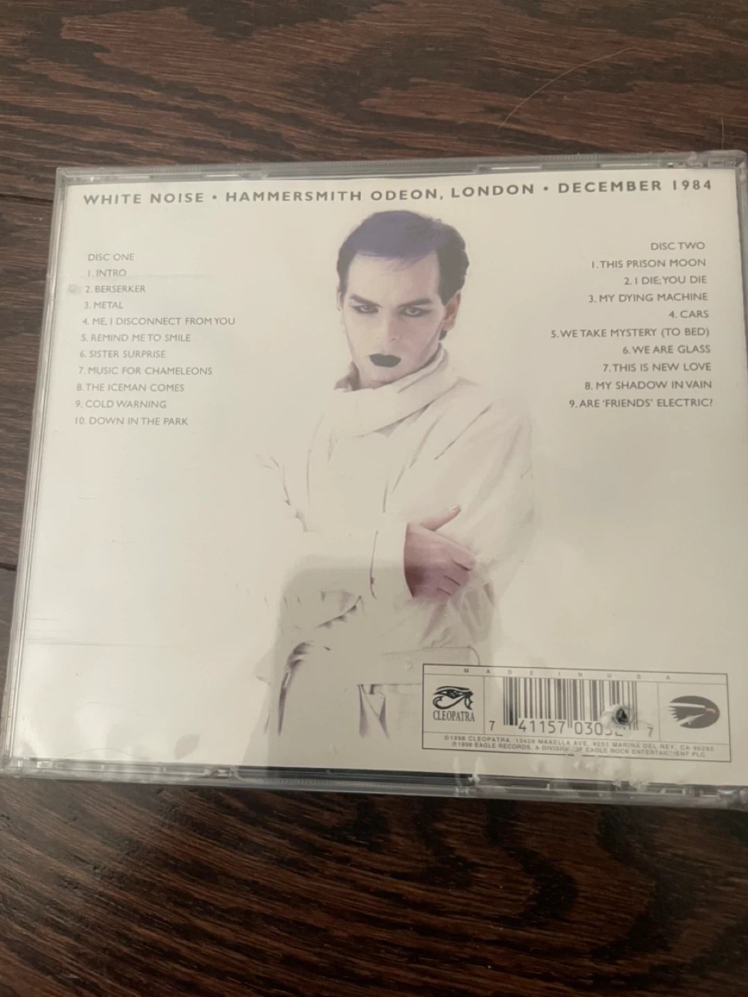 Gary Numan White Noise Live CD - photo 2
